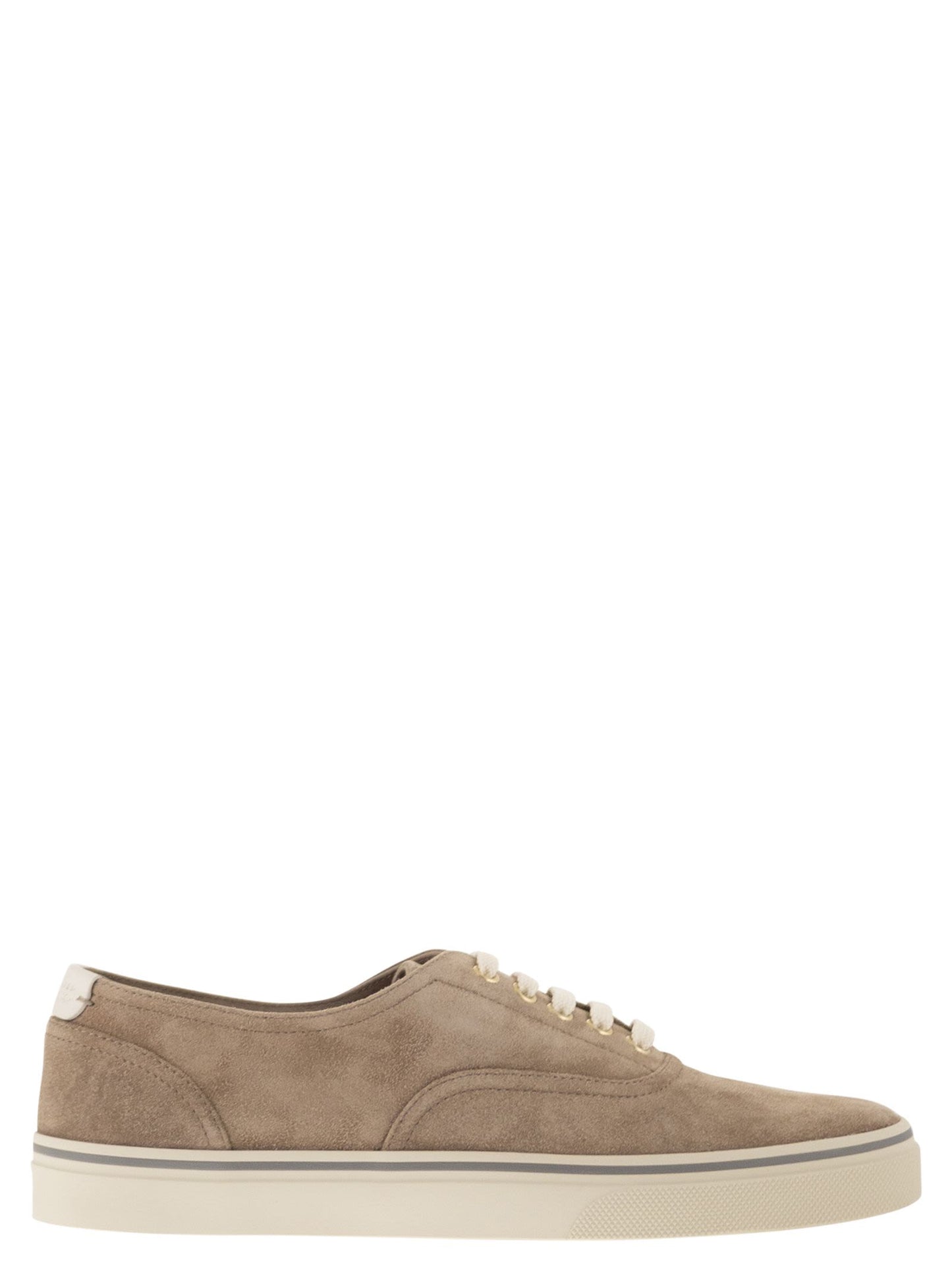 Brunello Cucinelli Men Reversed Calfskin Trainers BRUNELLO CUCINELLI