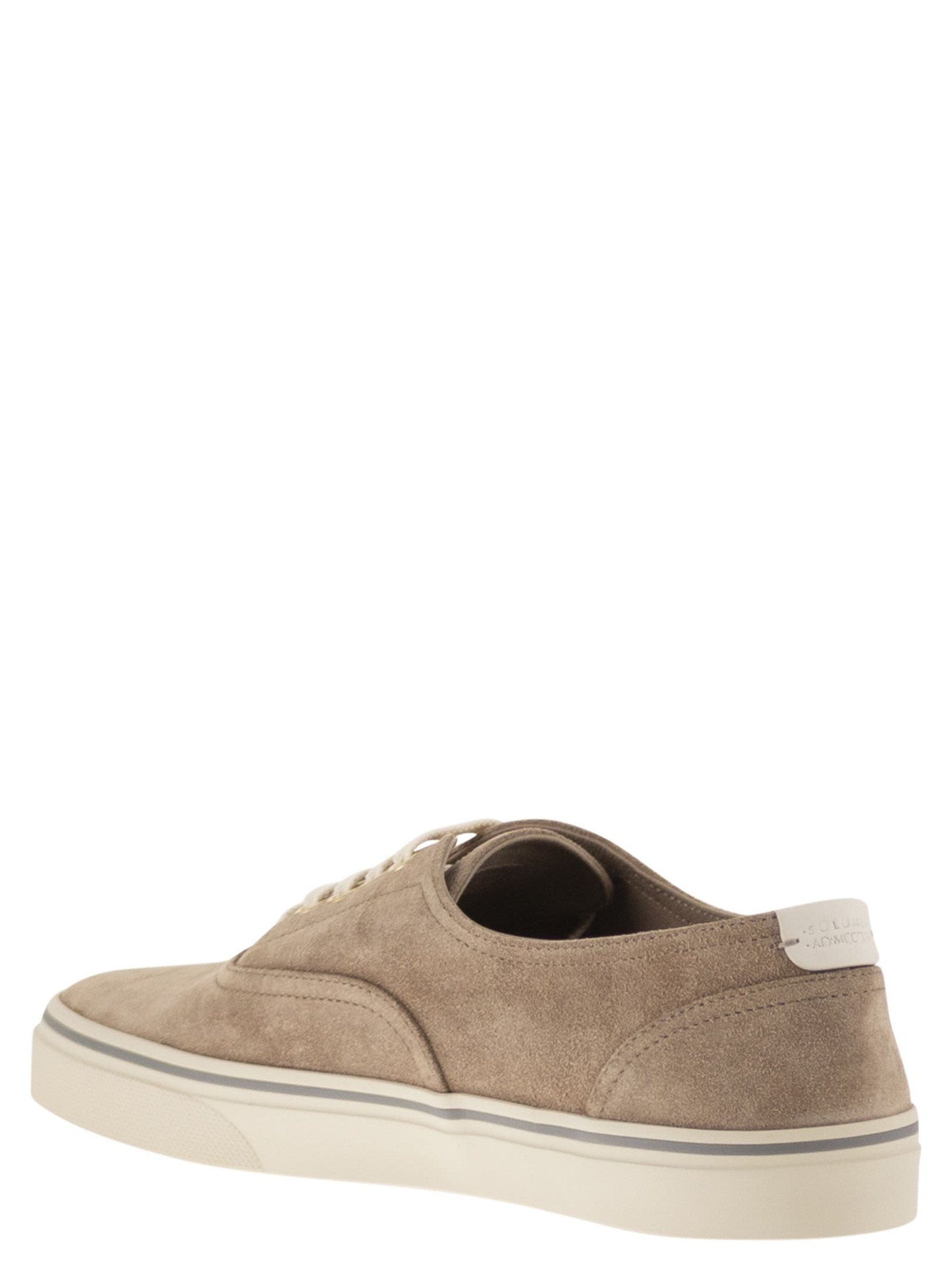 Brunello Cucinelli Men Reversed Calfskin Trainers BRUNELLO CUCINELLI