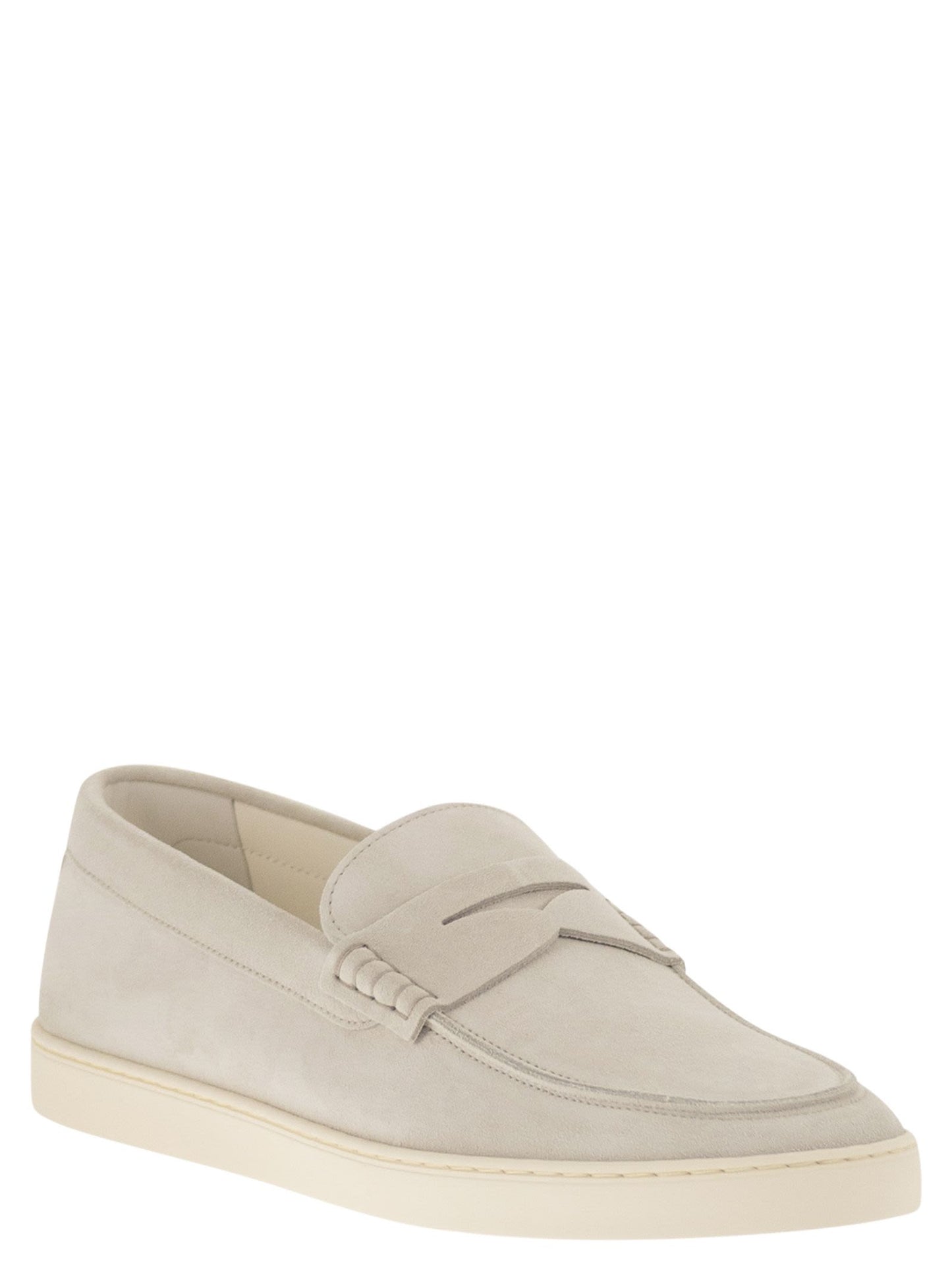 Brunello Cucinelli Men Suede Moccasin Trainers BRUNELLO CUCINELLI