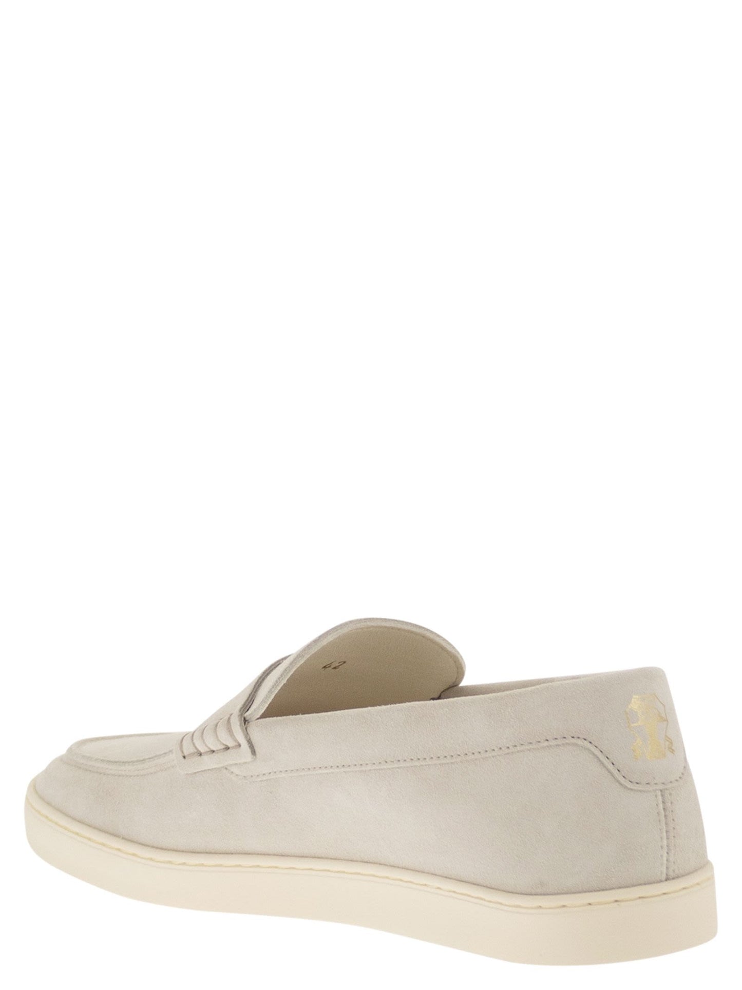 Brunello Cucinelli Men Suede Moccasin Trainers BRUNELLO CUCINELLI