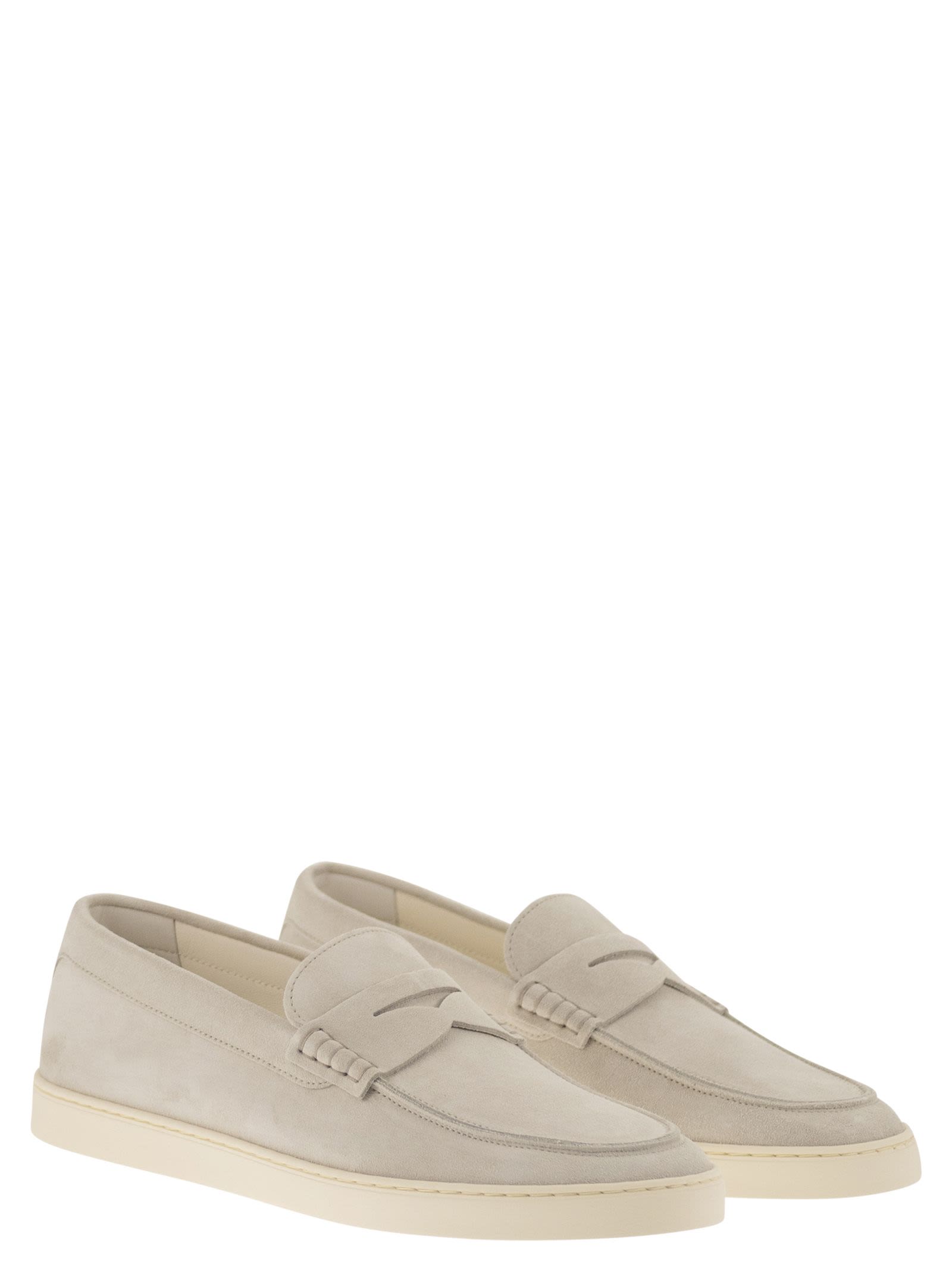 Brunello Cucinelli Men Suede Moccasin Trainers BRUNELLO CUCINELLI