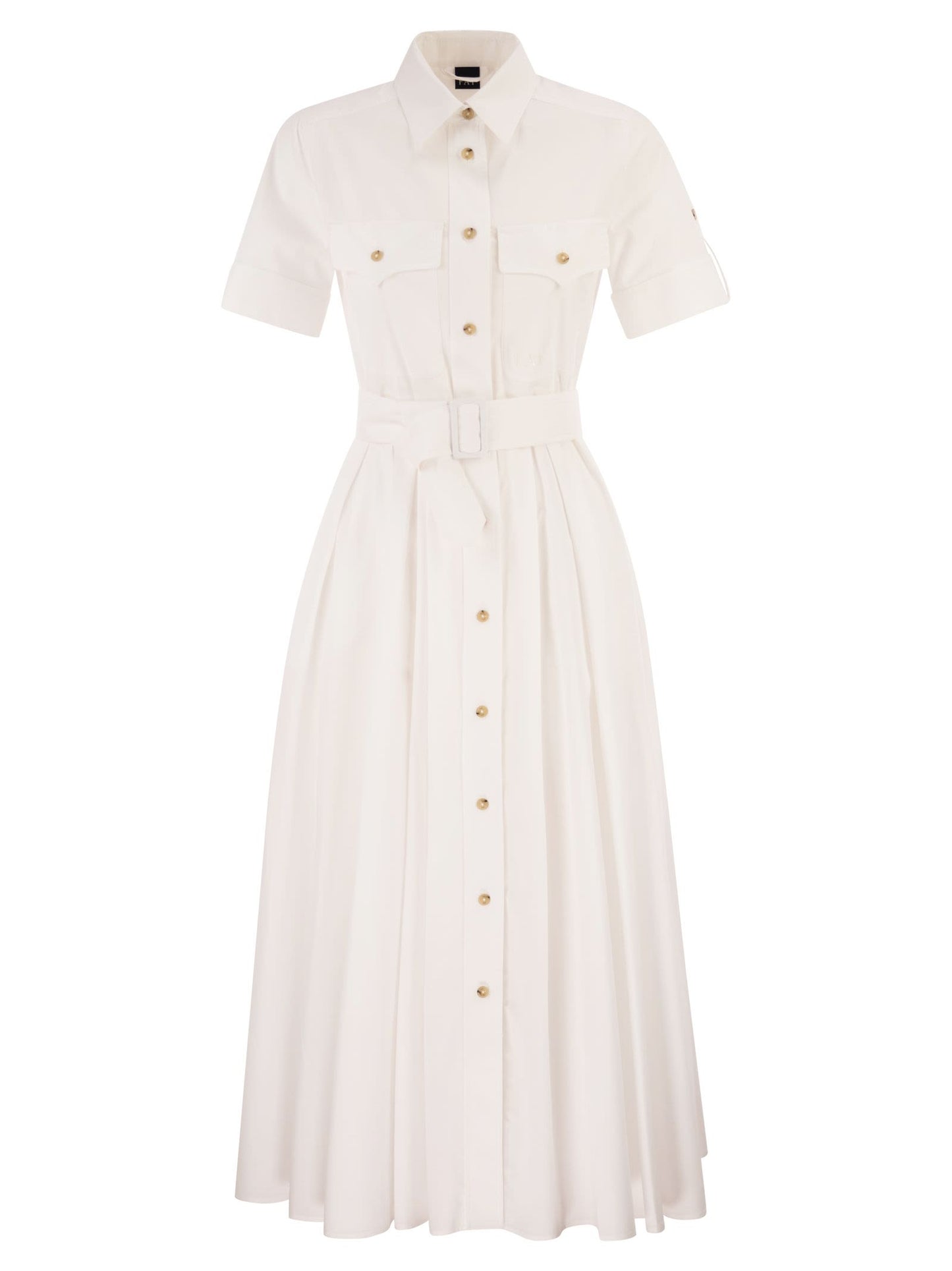 Fay Women Stretch Cotton Poplin Shirt Dress FAY