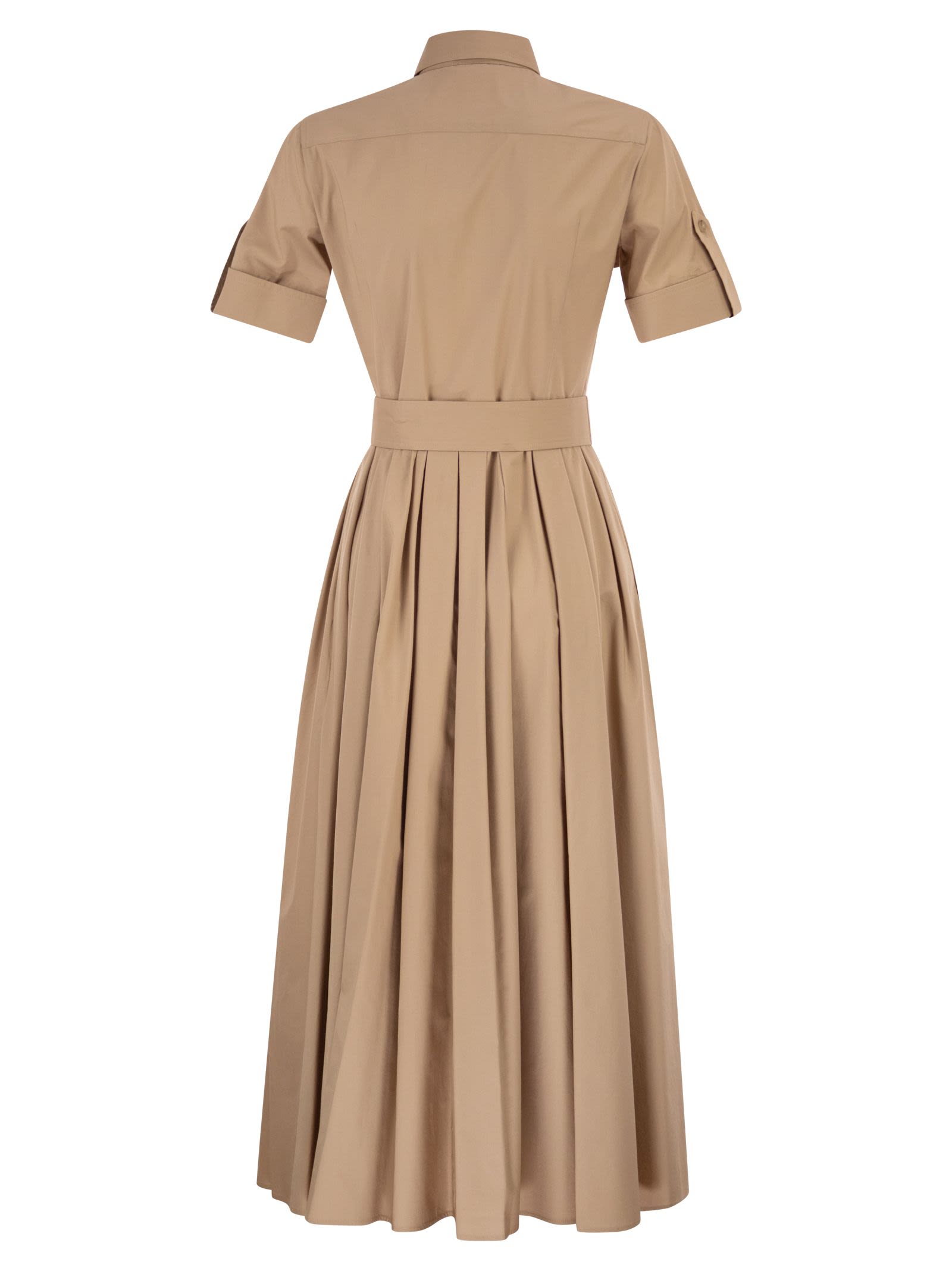 Fay Women Stretch Cotton Poplin Shirt Dress FAY