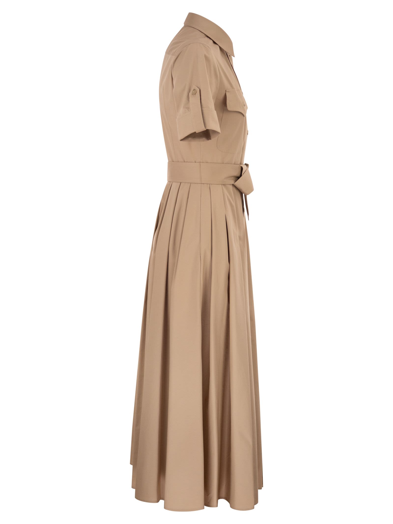 Fay Women Stretch Cotton Poplin Shirt Dress FAY