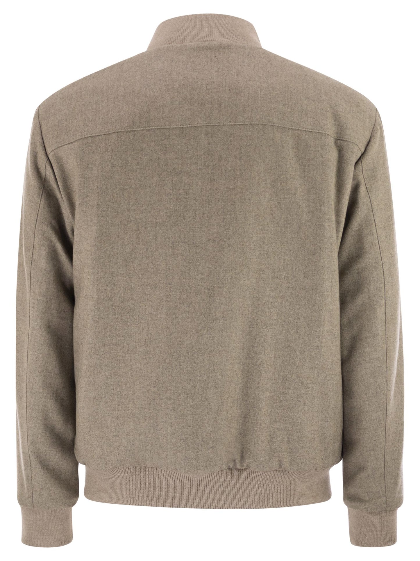 Fay Men Virgin Wool Bomber Jacket