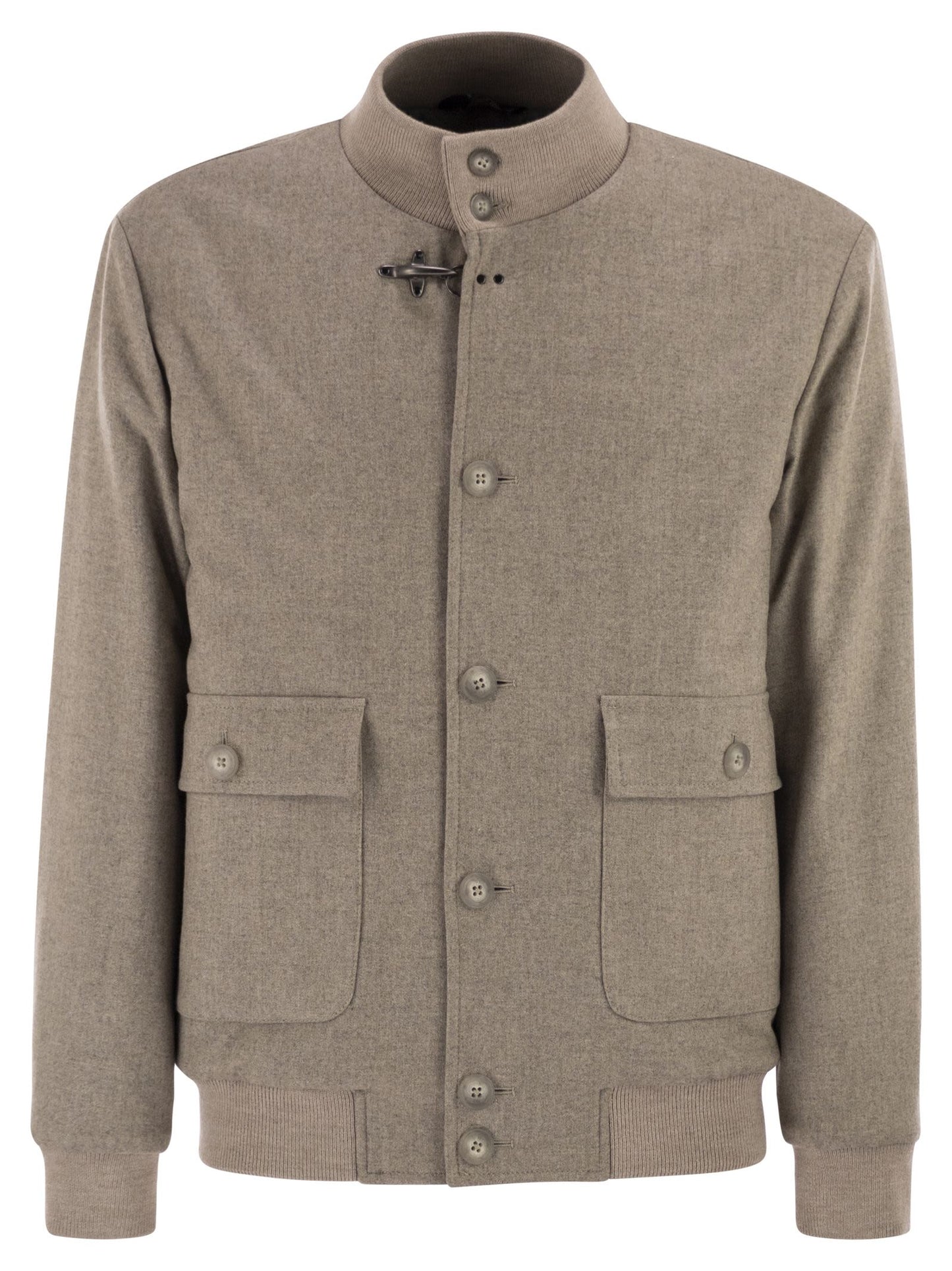 Fay Men Virgin Wool Bomber Jacket