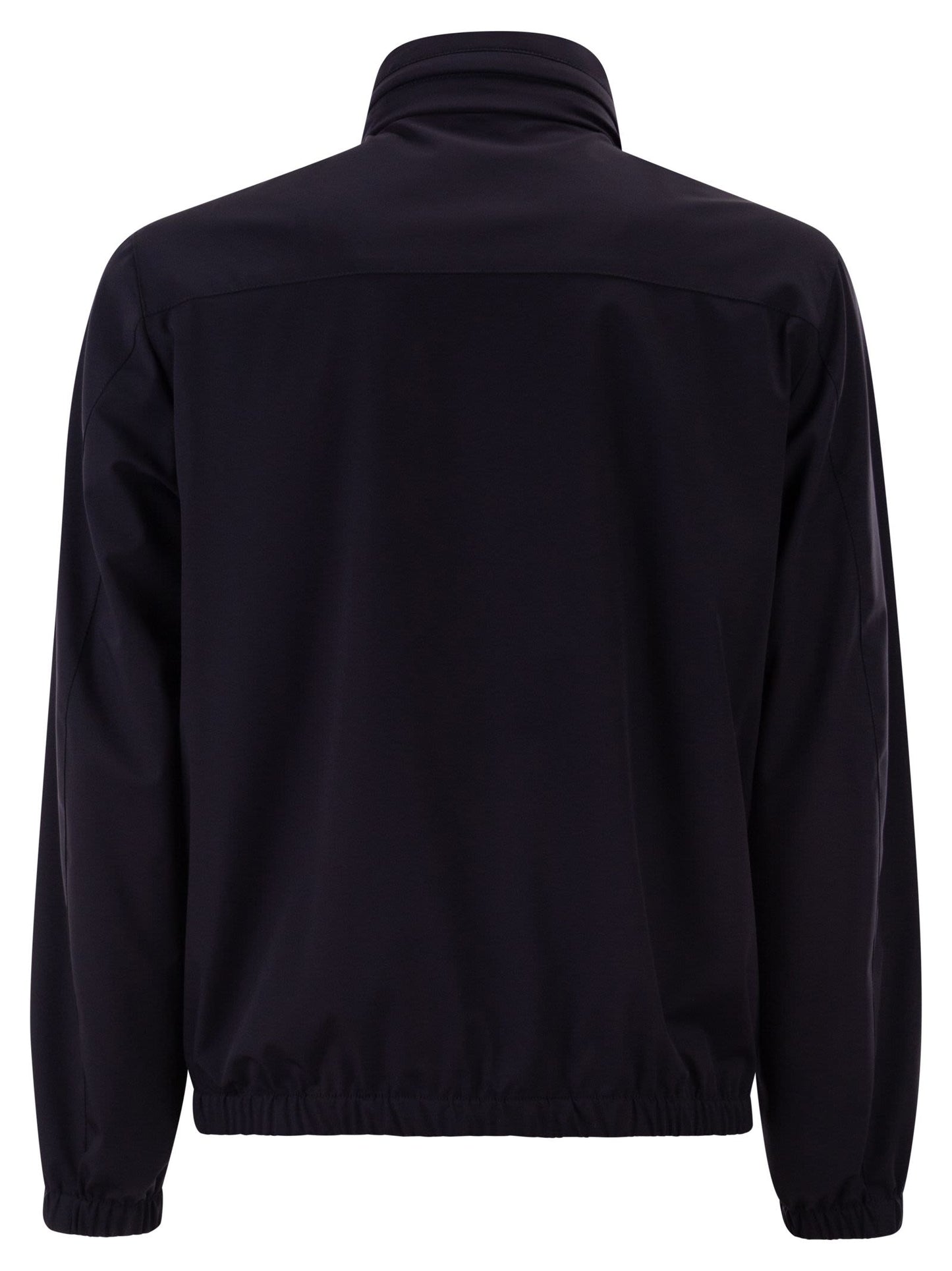 Fay Men Short Travel Bomber Jacket In Stretch Nylon FAY
