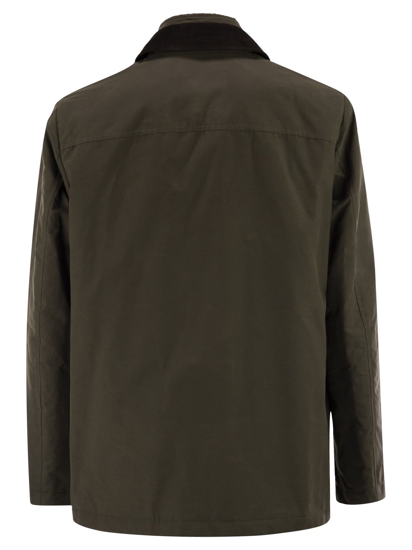 Fay Men Short Morning Raincoat In Cotton And Nylon Faille FAY