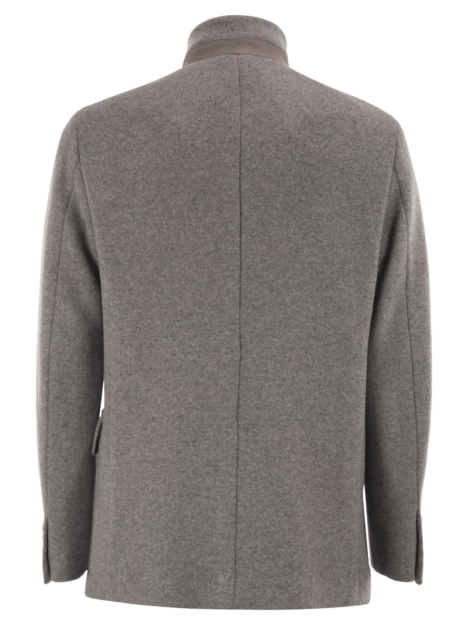 Fay Men Wool Pea Coat FAY