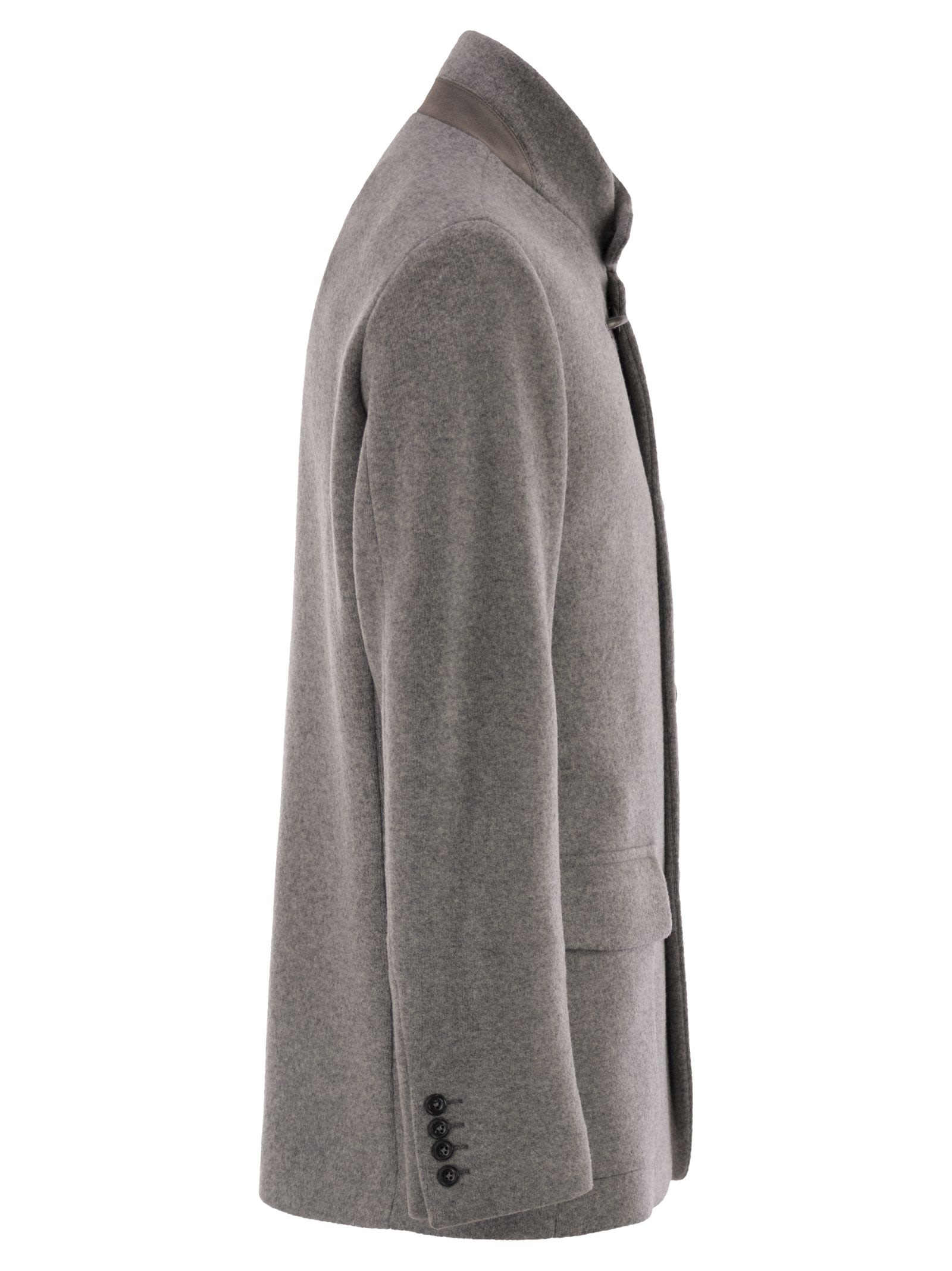 Fay Men Wool Pea Coat FAY