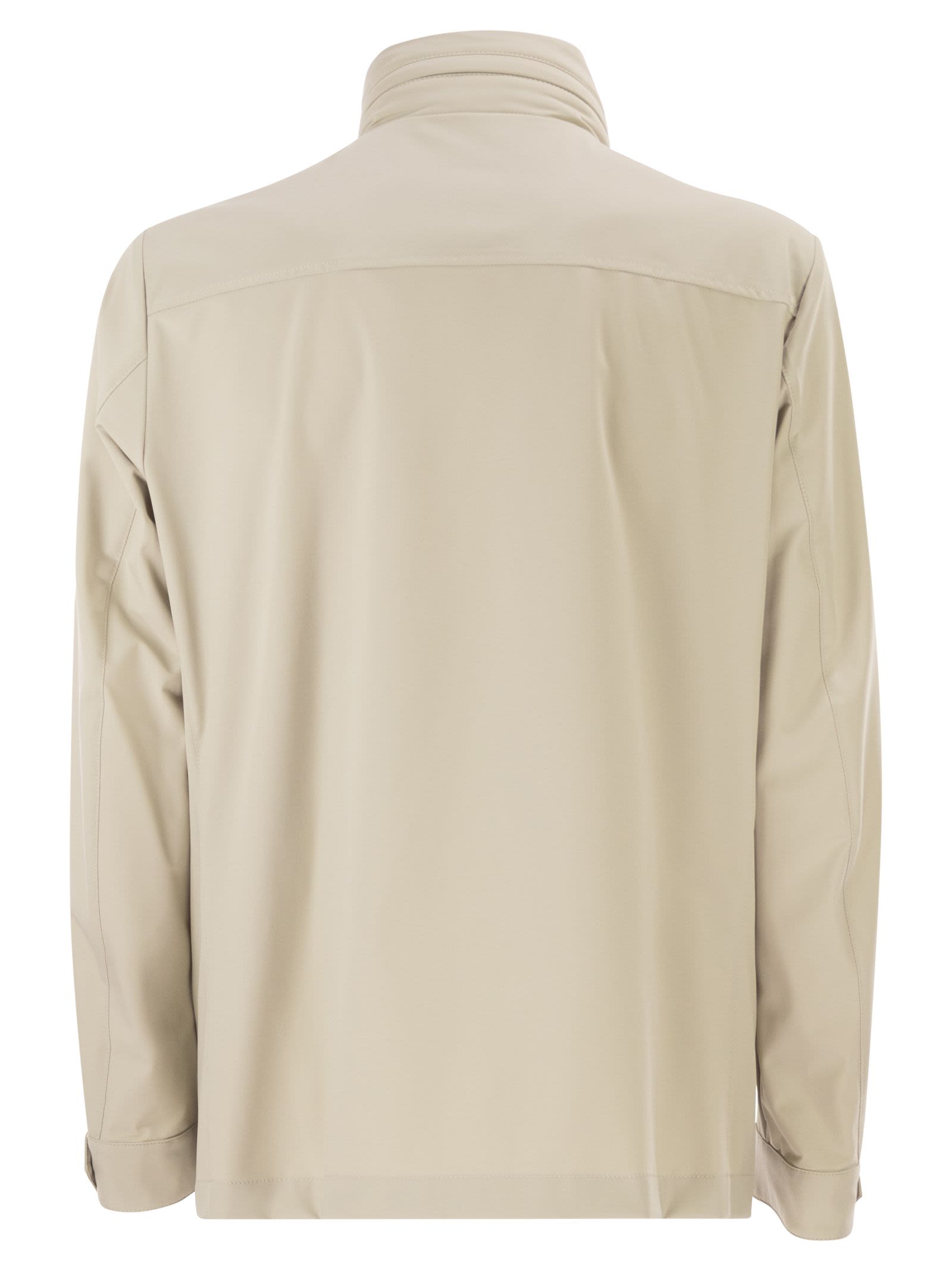 Fay Men Saharan Jacket In Stretch Nylon FAY