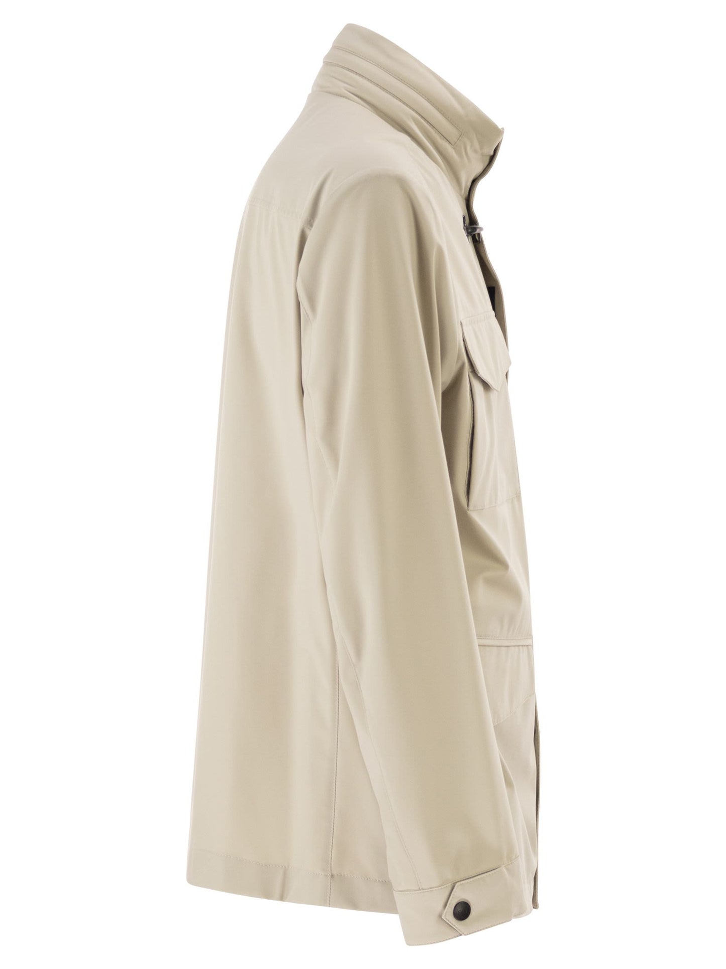 Fay Men Saharan Jacket In Stretch Nylon FAY