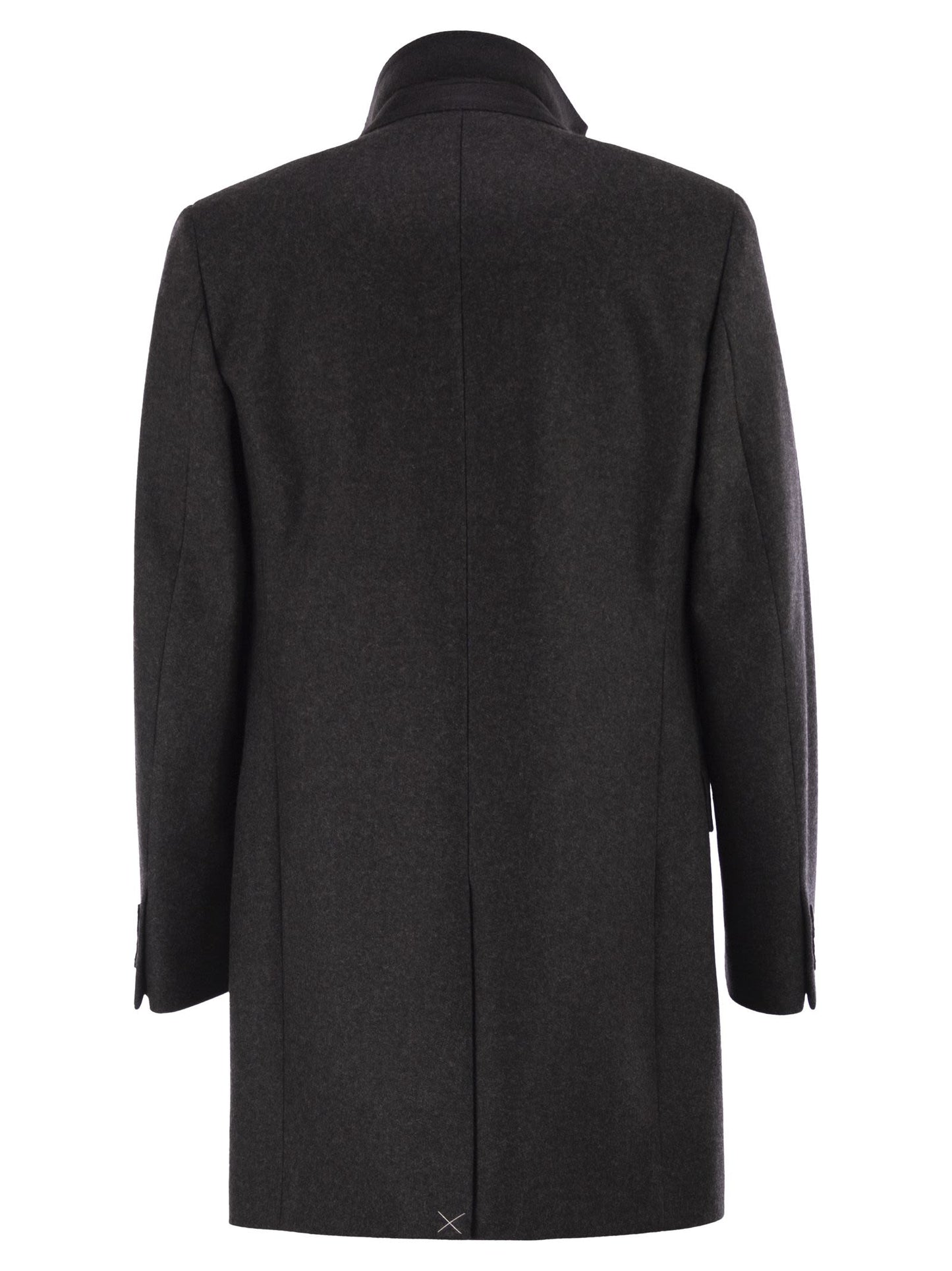Fay Men Double Coat In Wool And Cashmere Cloth FAY