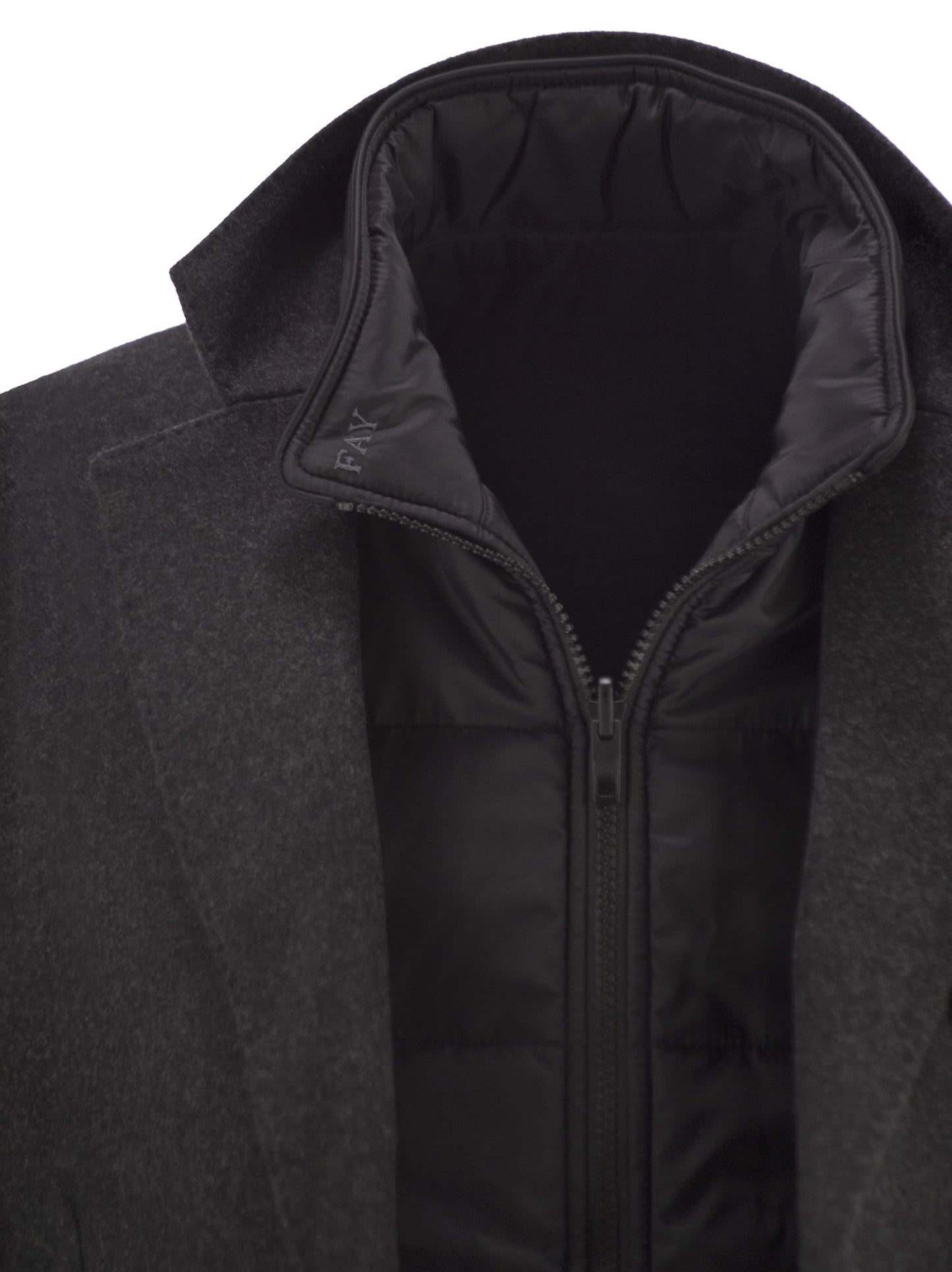 Fay Men Double Coat In Wool And Cashmere Cloth FAY