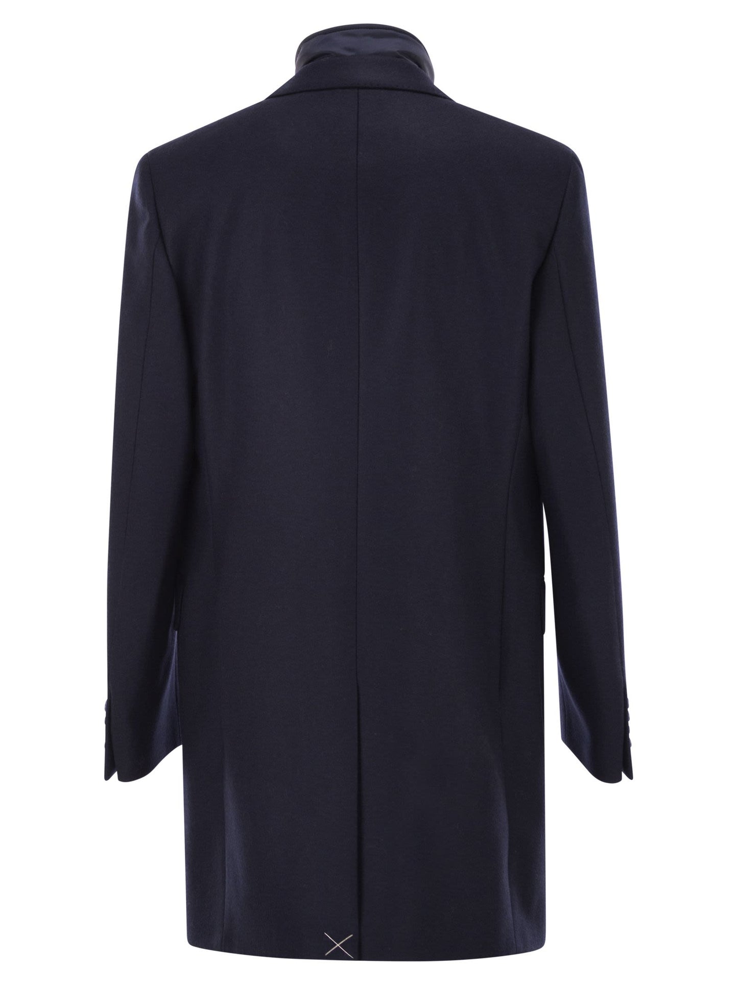 Fay Men Double Coat In Wool And Cashmere Cloth FAY