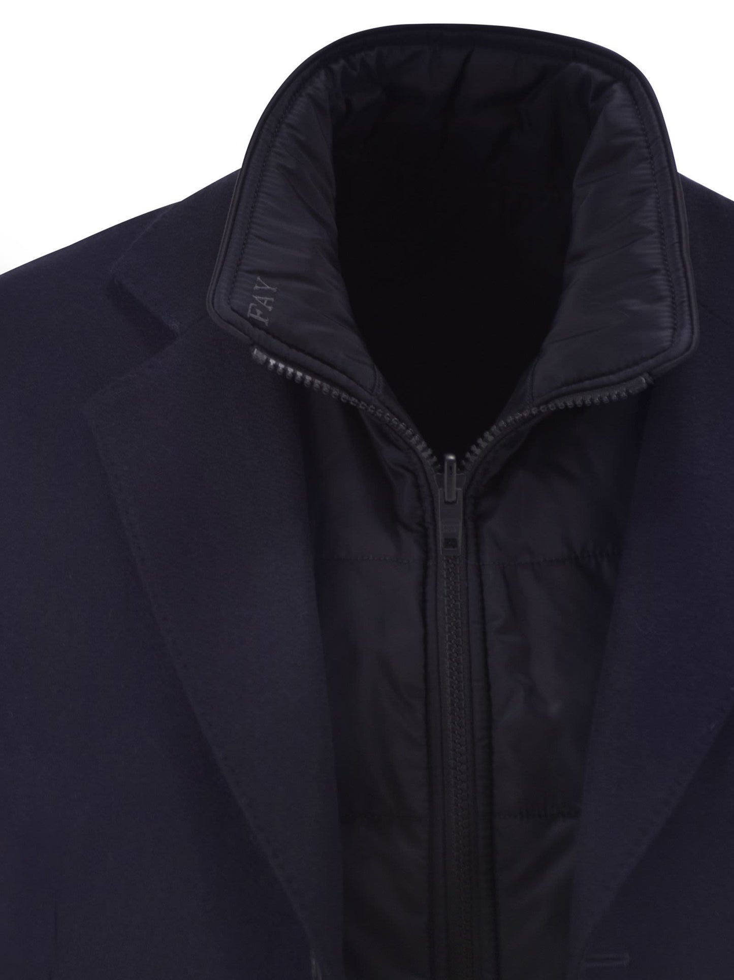 Fay Men Double Coat In Wool And Cashmere Cloth FAY