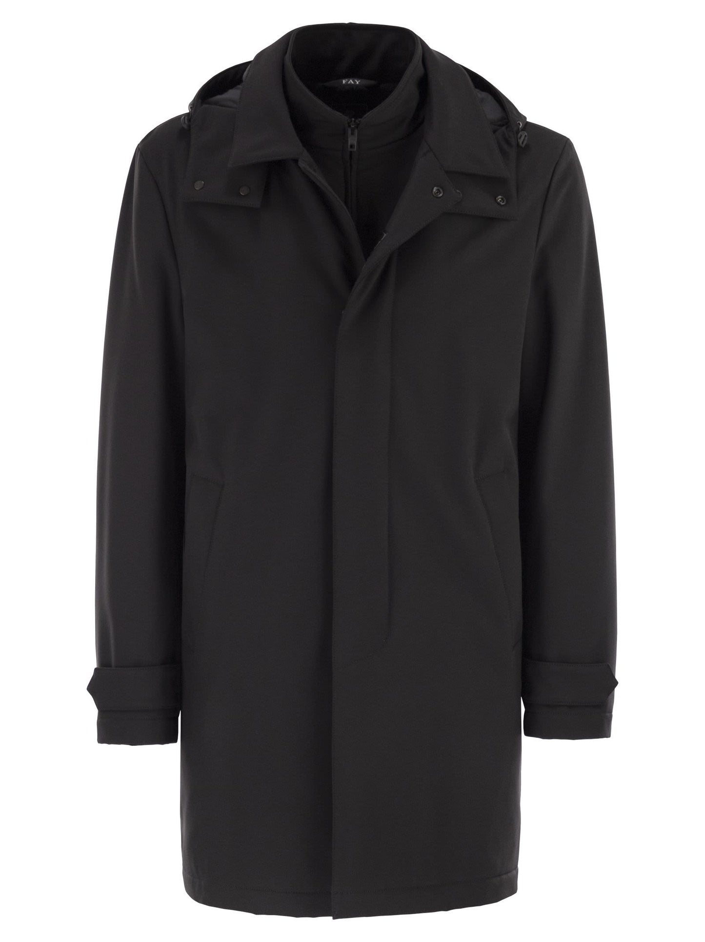 Fay Men Morning Coat Travel In Jersey Stretch