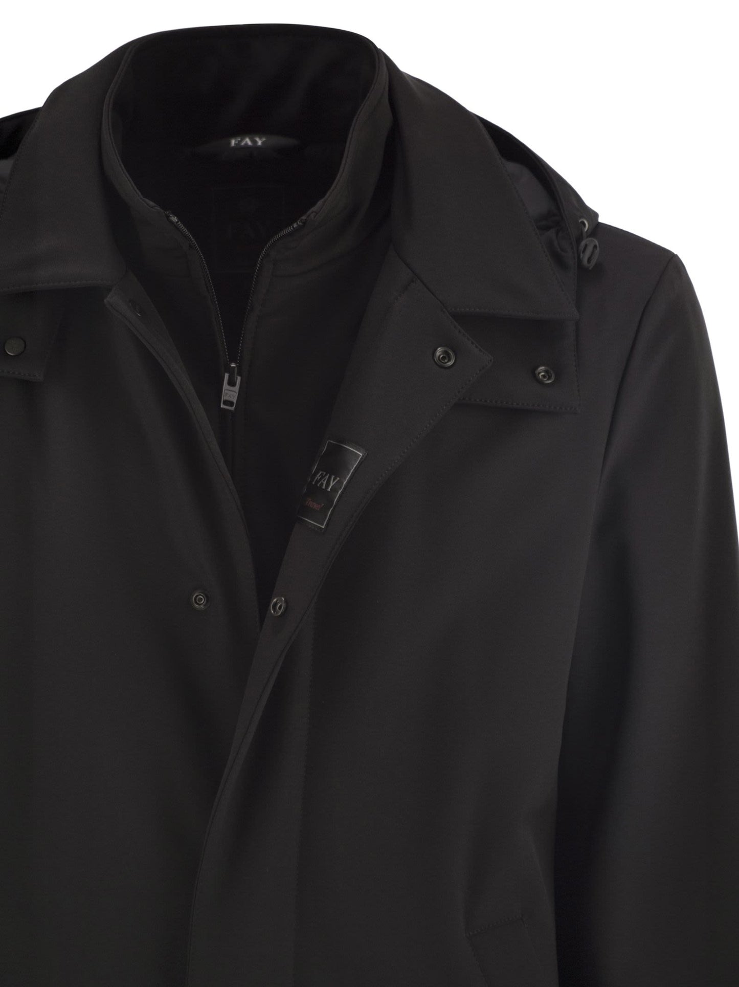 Fay Men Morning Coat Travel In Jersey Stretch