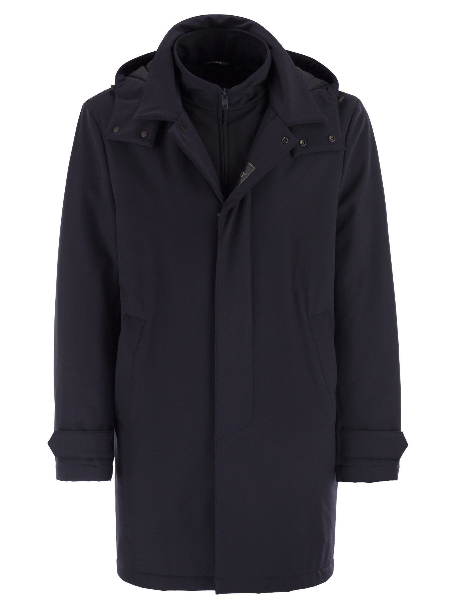 Fay Men Morning Coat Travel In Jersey Stretch FAY