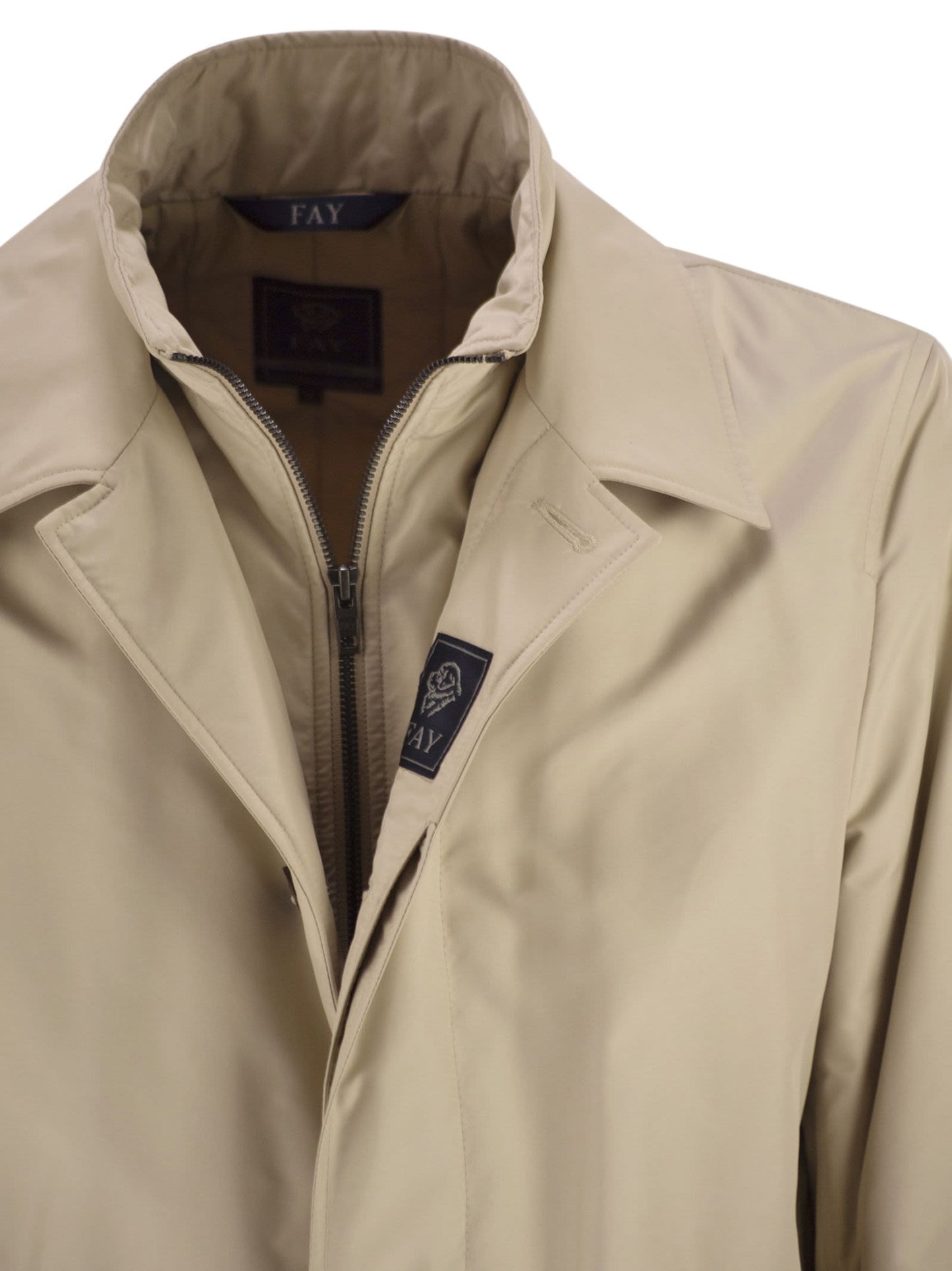 Fay Men Morning Coat In Technical Poplin FAY