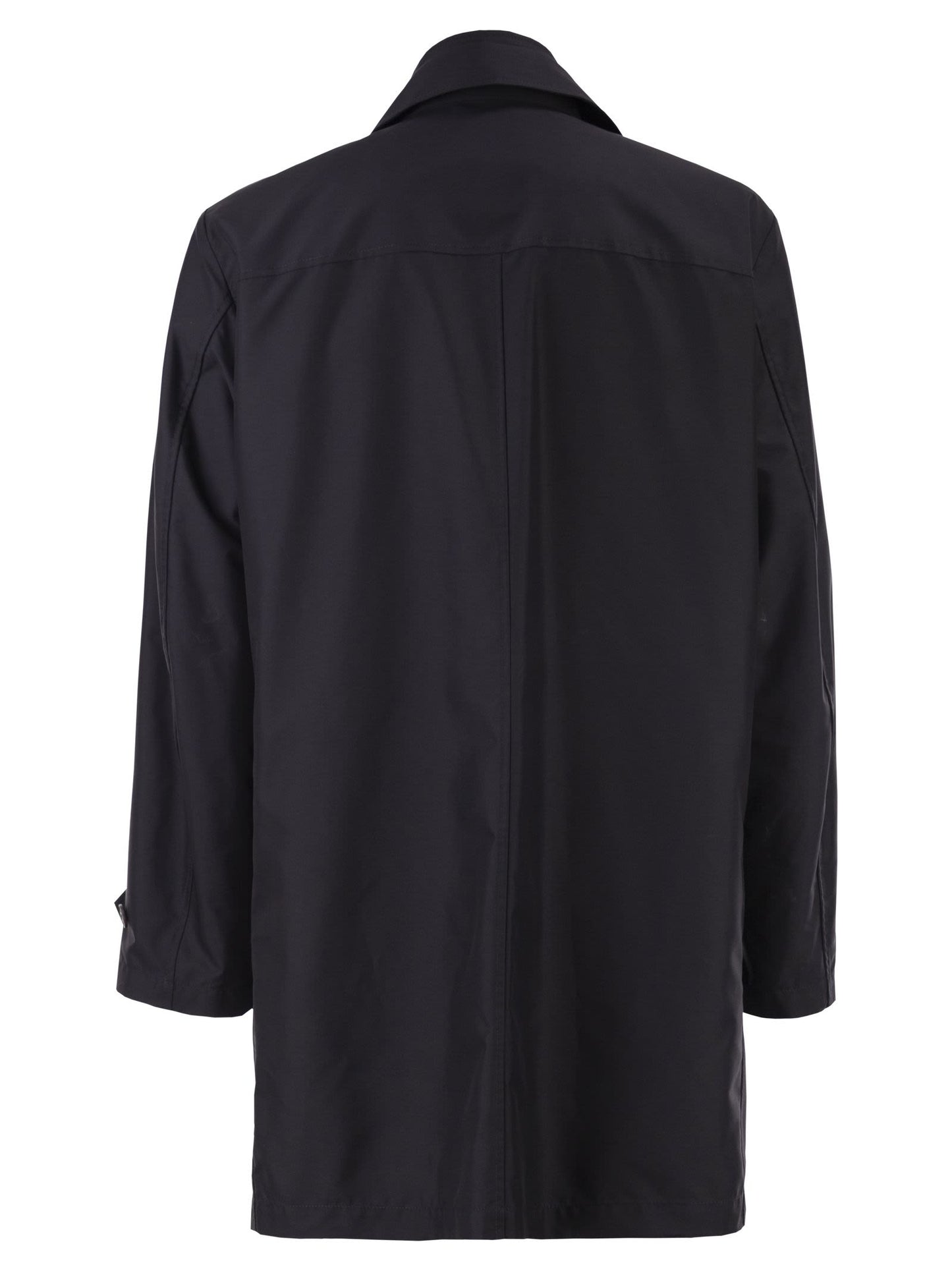 Fay Men Morning Coat In Water-Repellent Technical Poplin FAY