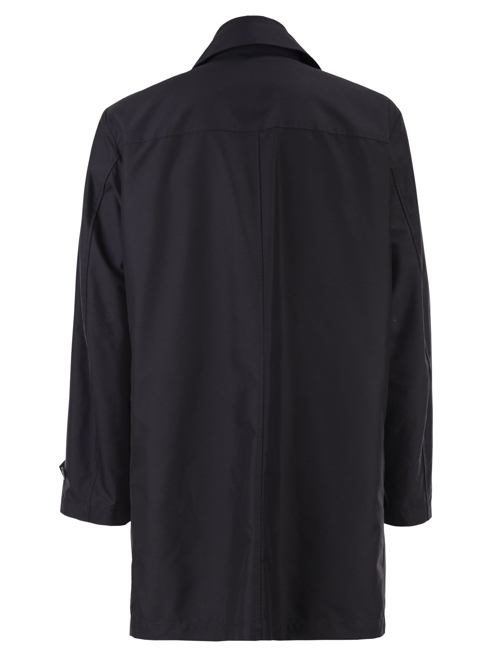 Fay Men Morning Coat In Water-Repellent Technical Poplin FAY