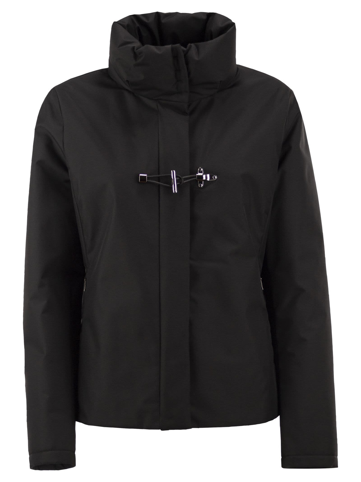 Fay Women Padded Jacket With High Collar And Fay Hook Fastening FAY