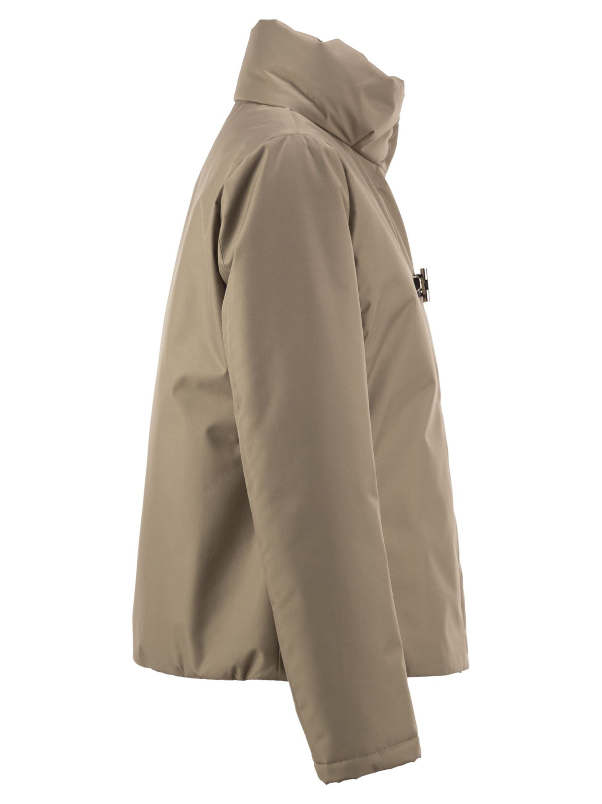 Fay Women Padded Jacket With High Collar And Fay Hook Fastening FAY