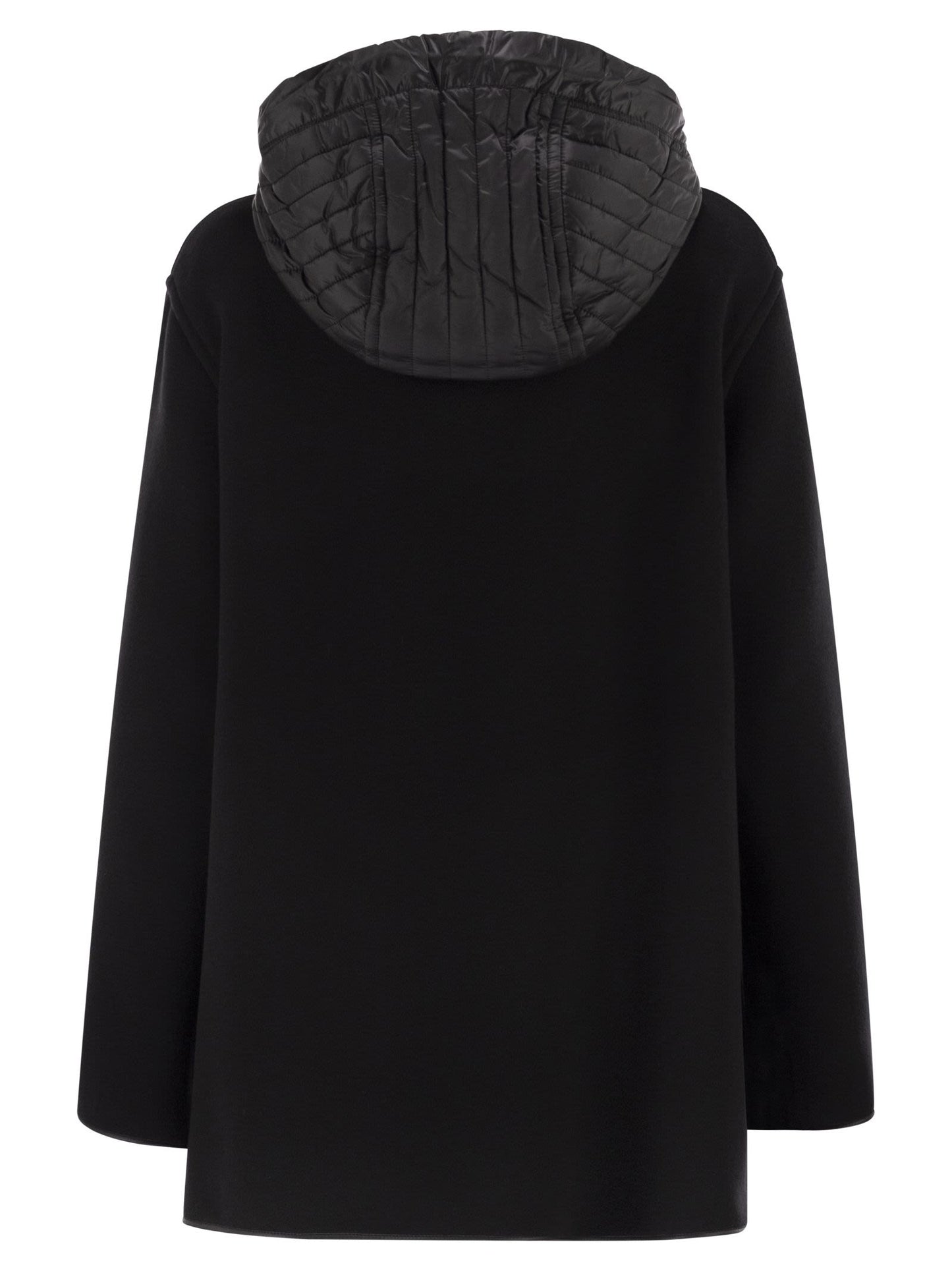 Fay Women Two-Material Wool And Cashmere Caban Coat FAY