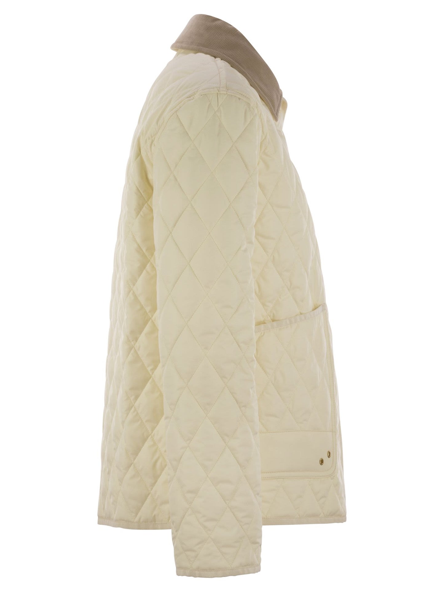 Fay Women Diamond Quilted Nylon Shirt Jacket FAY