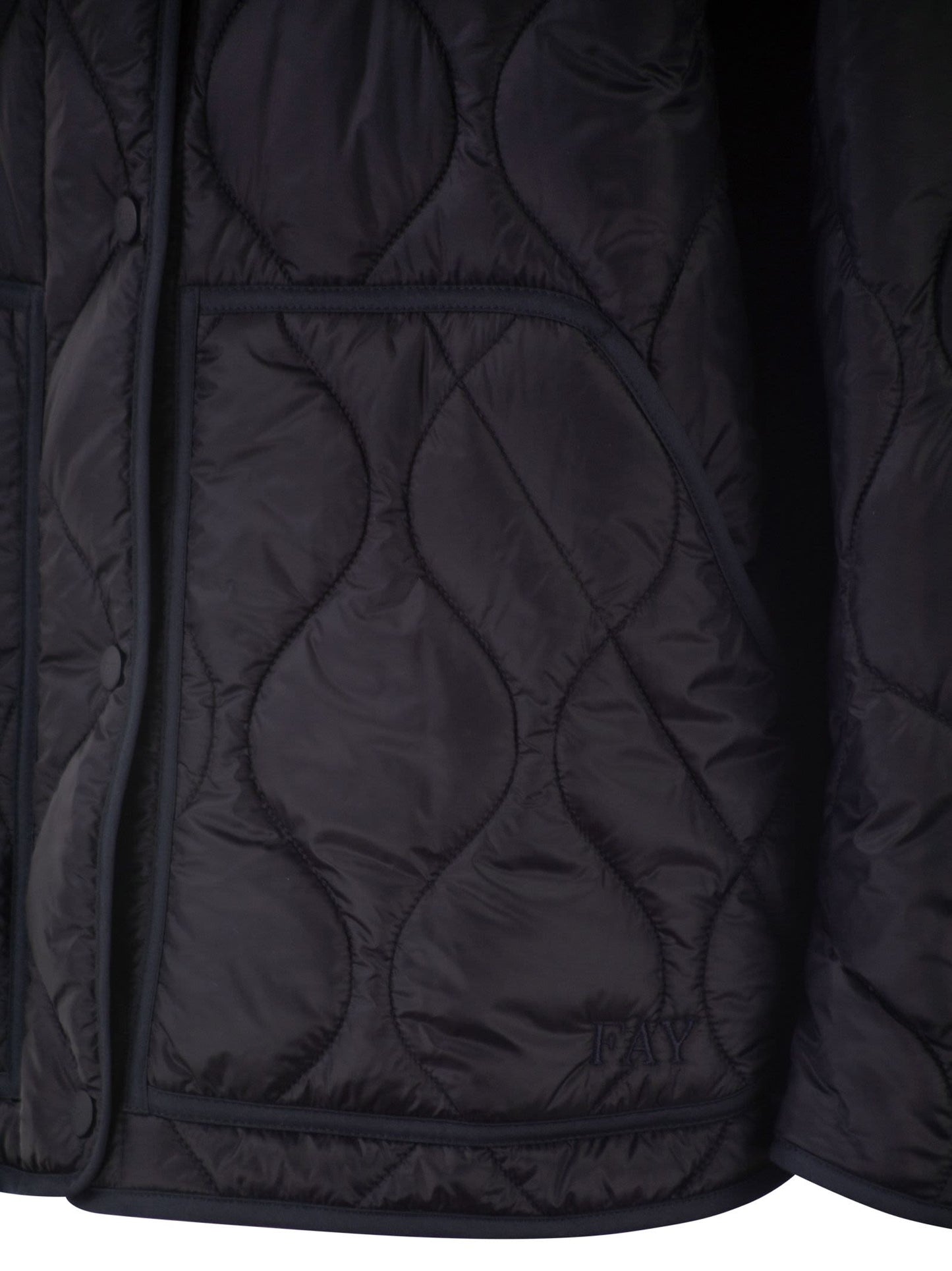 Fay Women Technical Fabric Jacket With Onion Quilting FAY