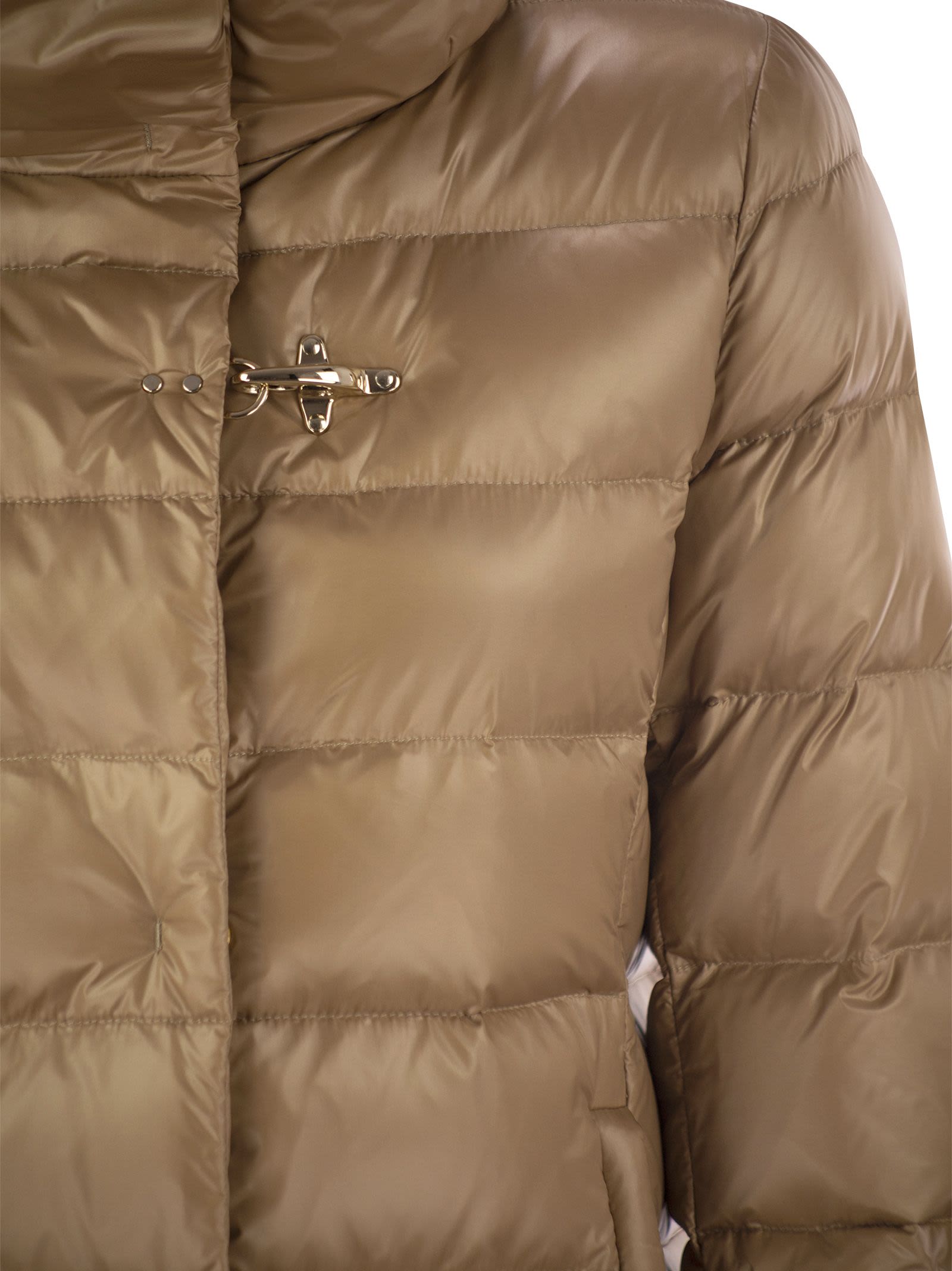 Fay Women Long Down Jacket With Hook FAY