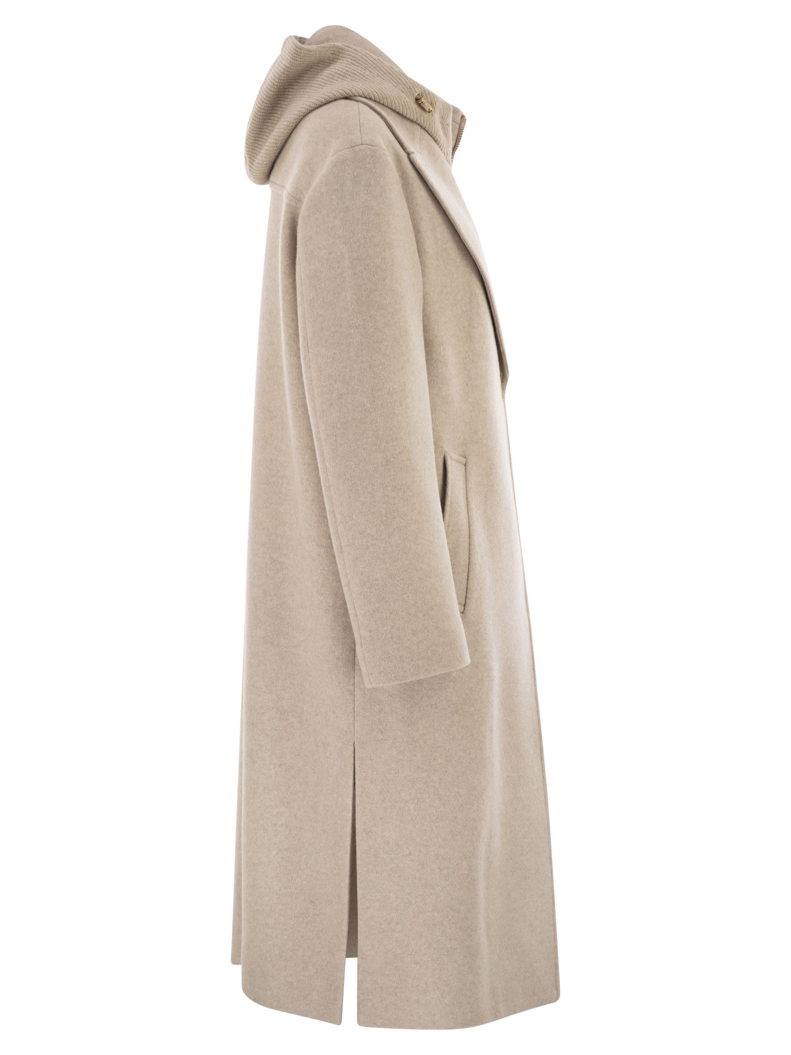 Fay Women Double Front Wool Jersey Coat FAY