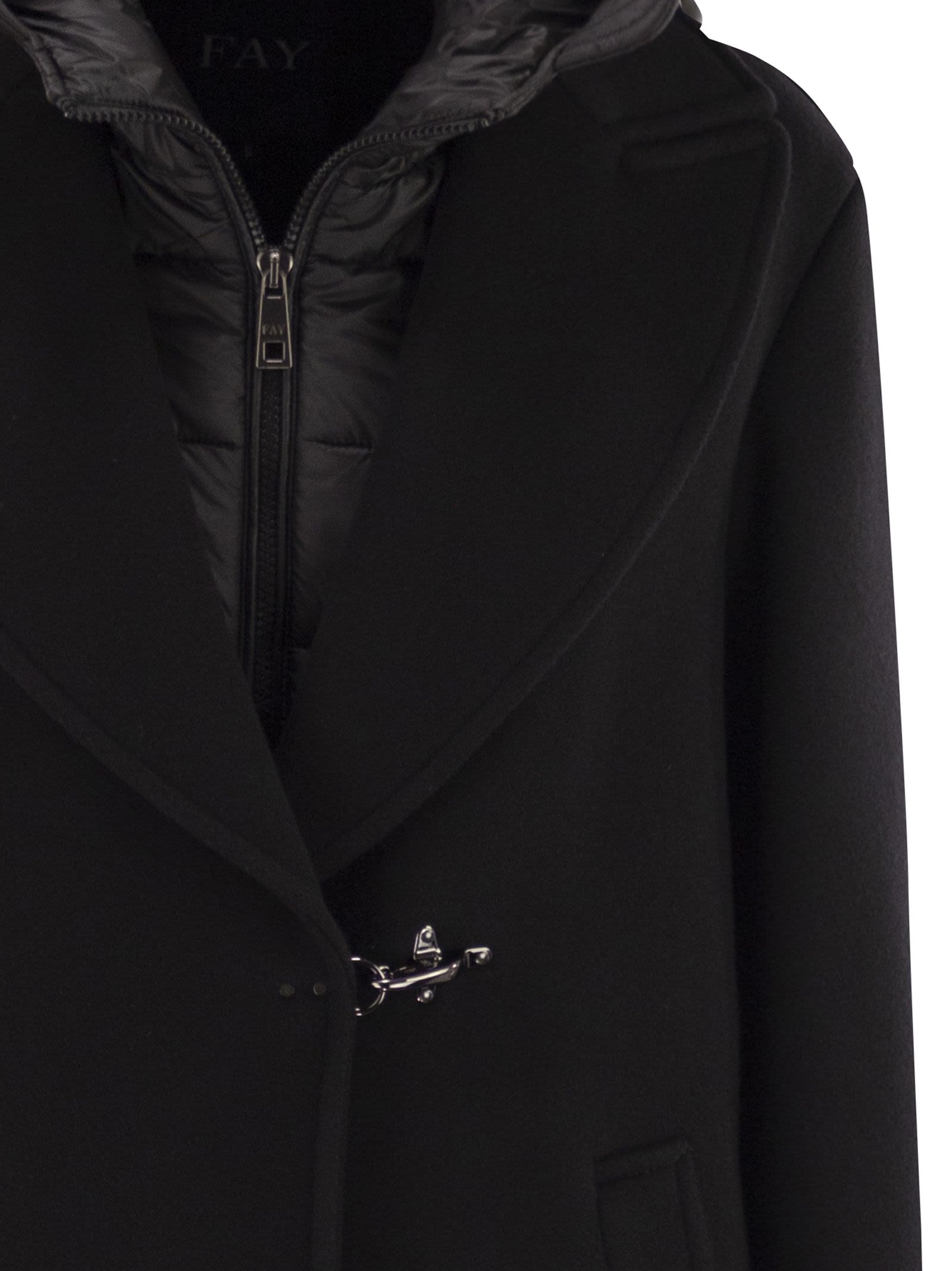 Fay Women Double Front Coat In Wool And Cashmere FAY