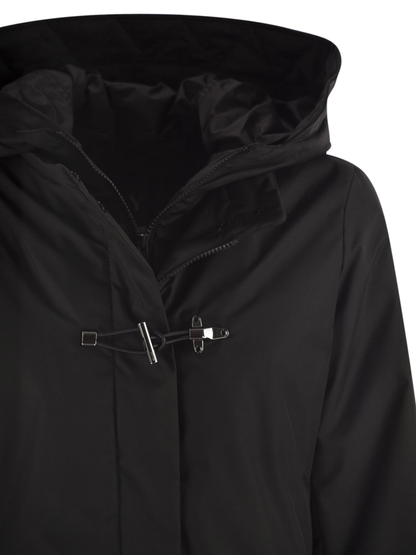 Fay Women Technical Gabardine Toggle Coat FAY