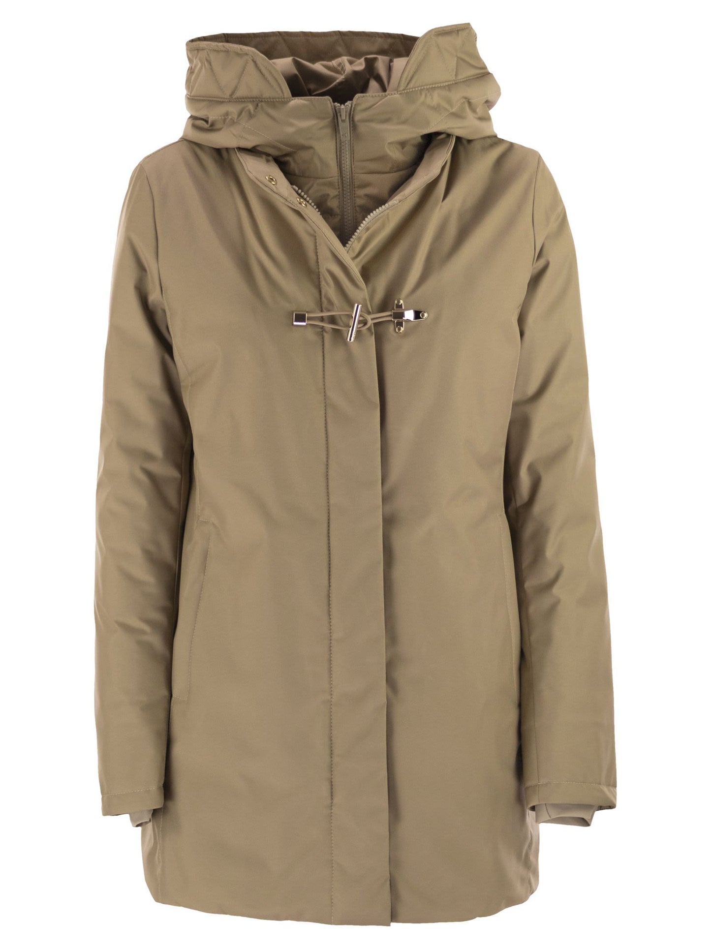Fay Women Technical Gabardine Toggle Coat FAY
