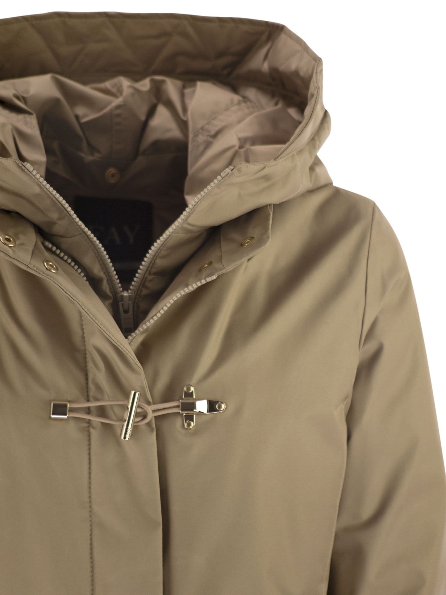 Fay Women Technical Gabardine Toggle Coat FAY