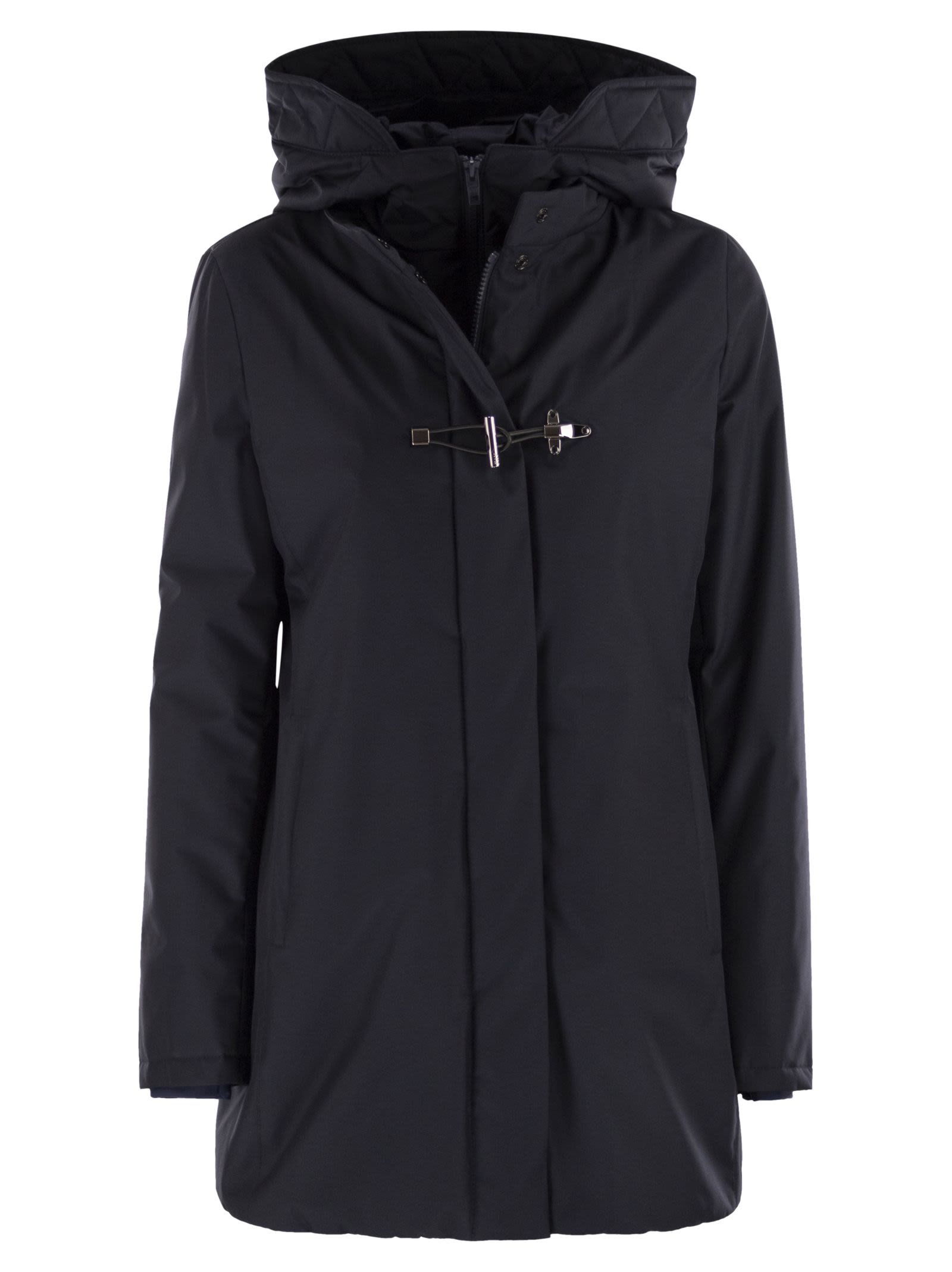 Fay Women Technical Gabardine Toggle Coat FAY