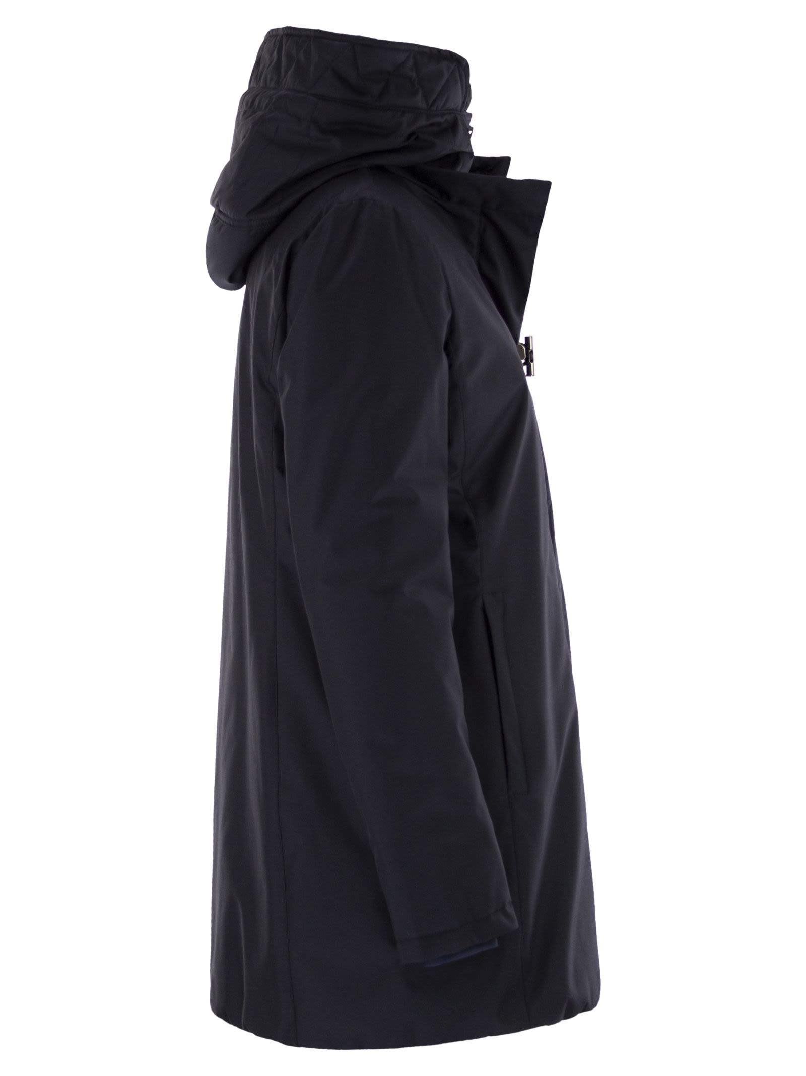 Fay Women Technical Gabardine Toggle Coat FAY