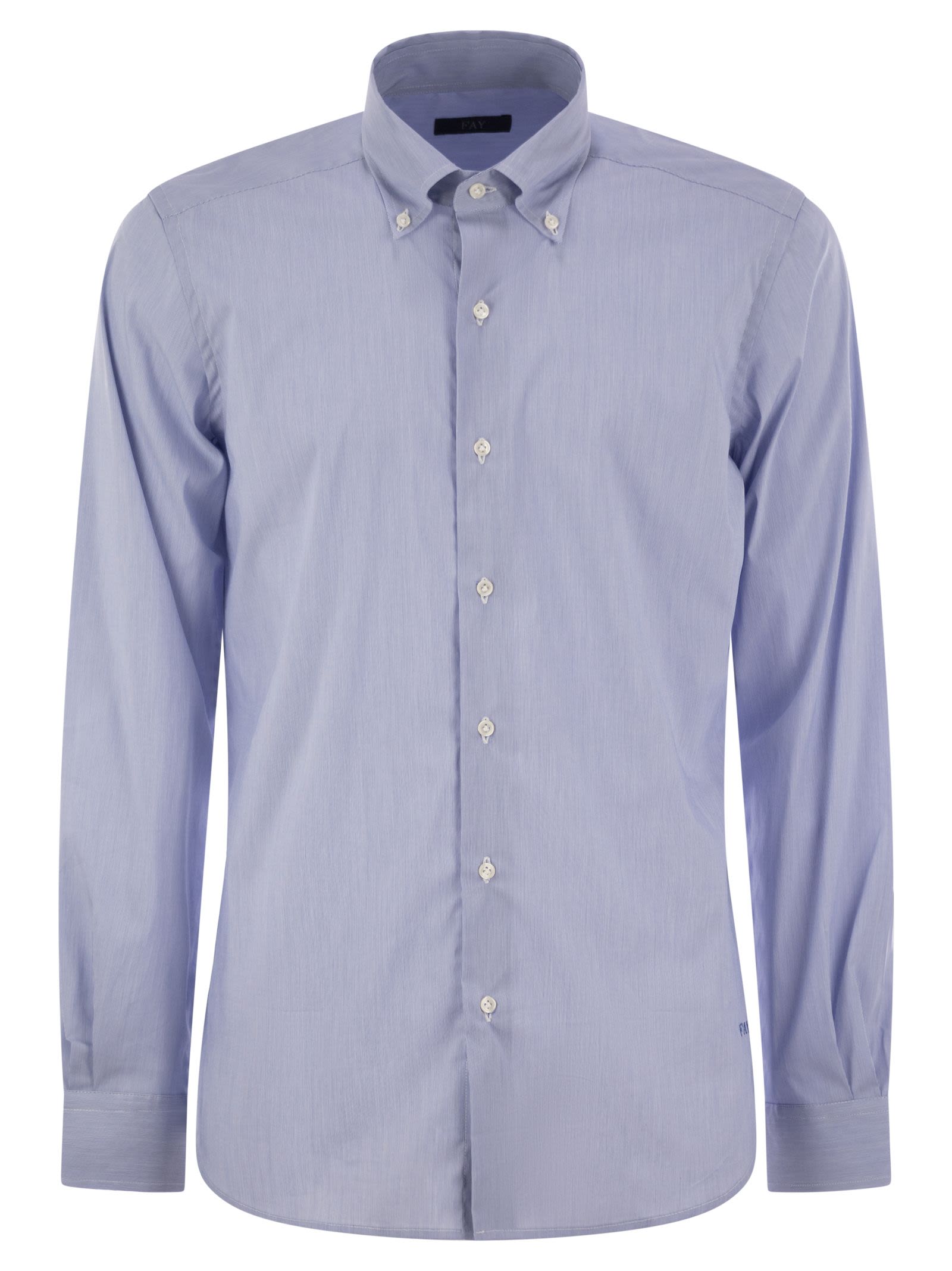 Fay Men Stretch Cotton Shirt FAY