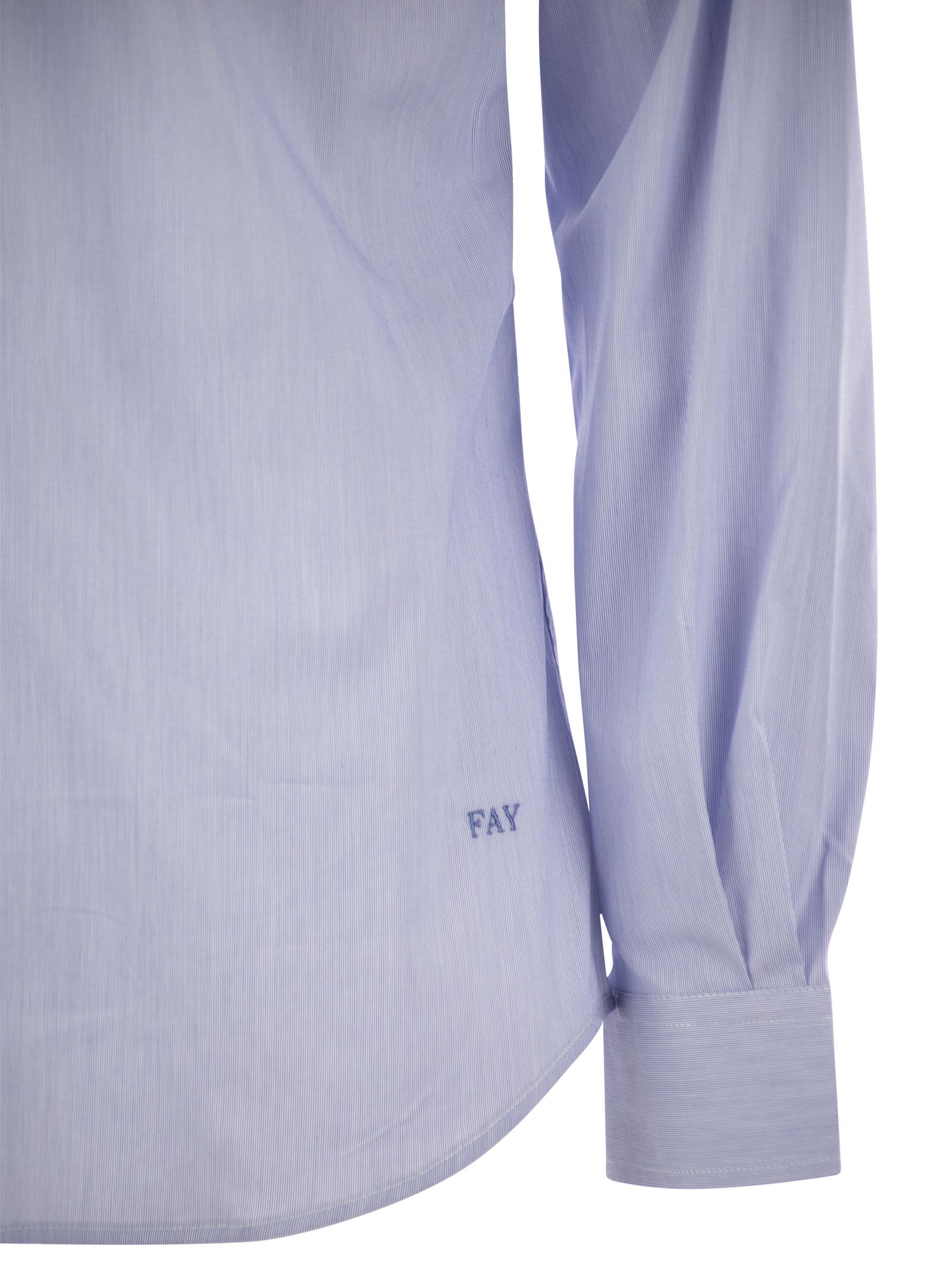 Fay Men Stretch Cotton Shirt FAY