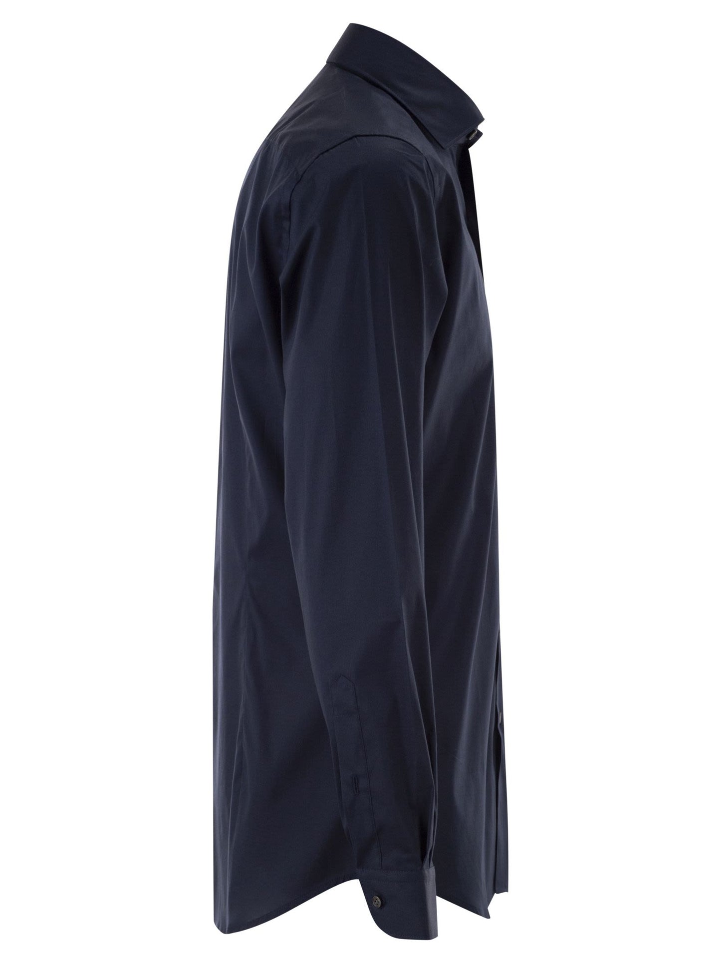 Fay Men Regular Fit Shirt In Stretch Poplin FAY