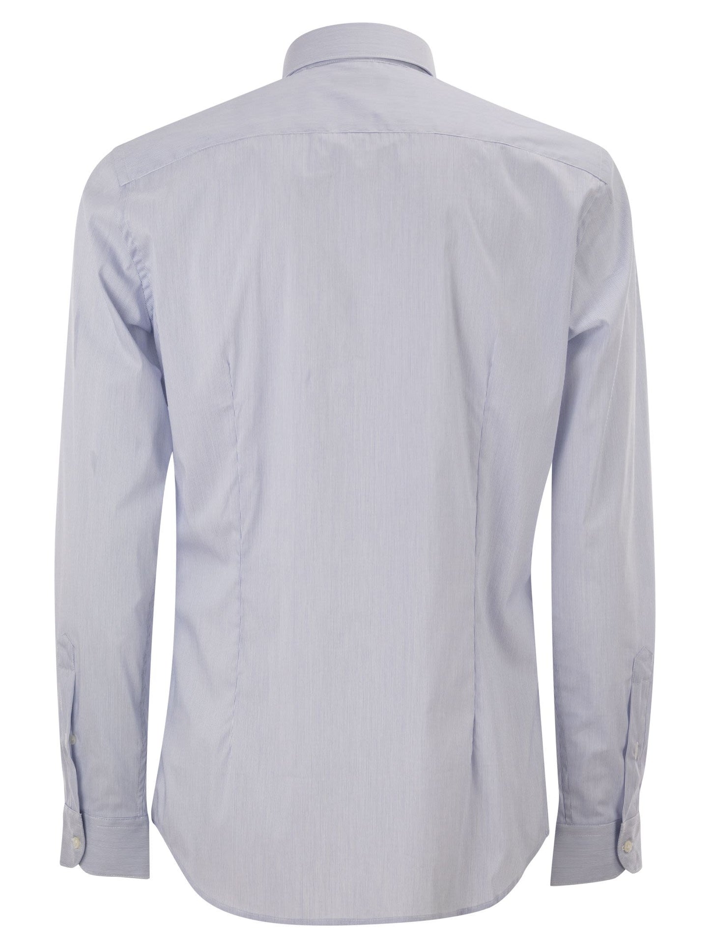Fay Men Regular Fit Shirt In Striped Stretch Jersey FAY