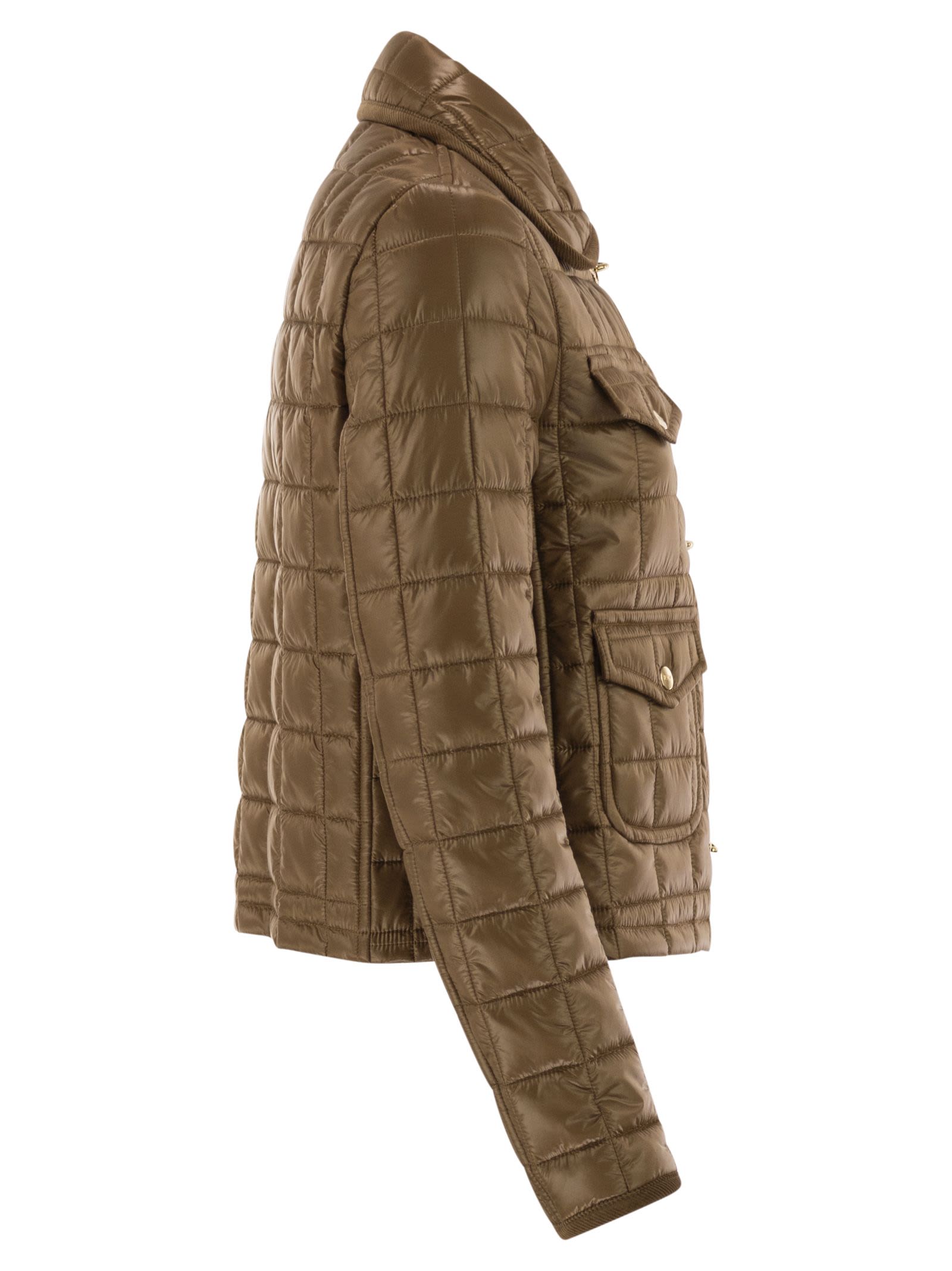 Fay Women 3 Hooks In Technical Checkered Fabric FAY