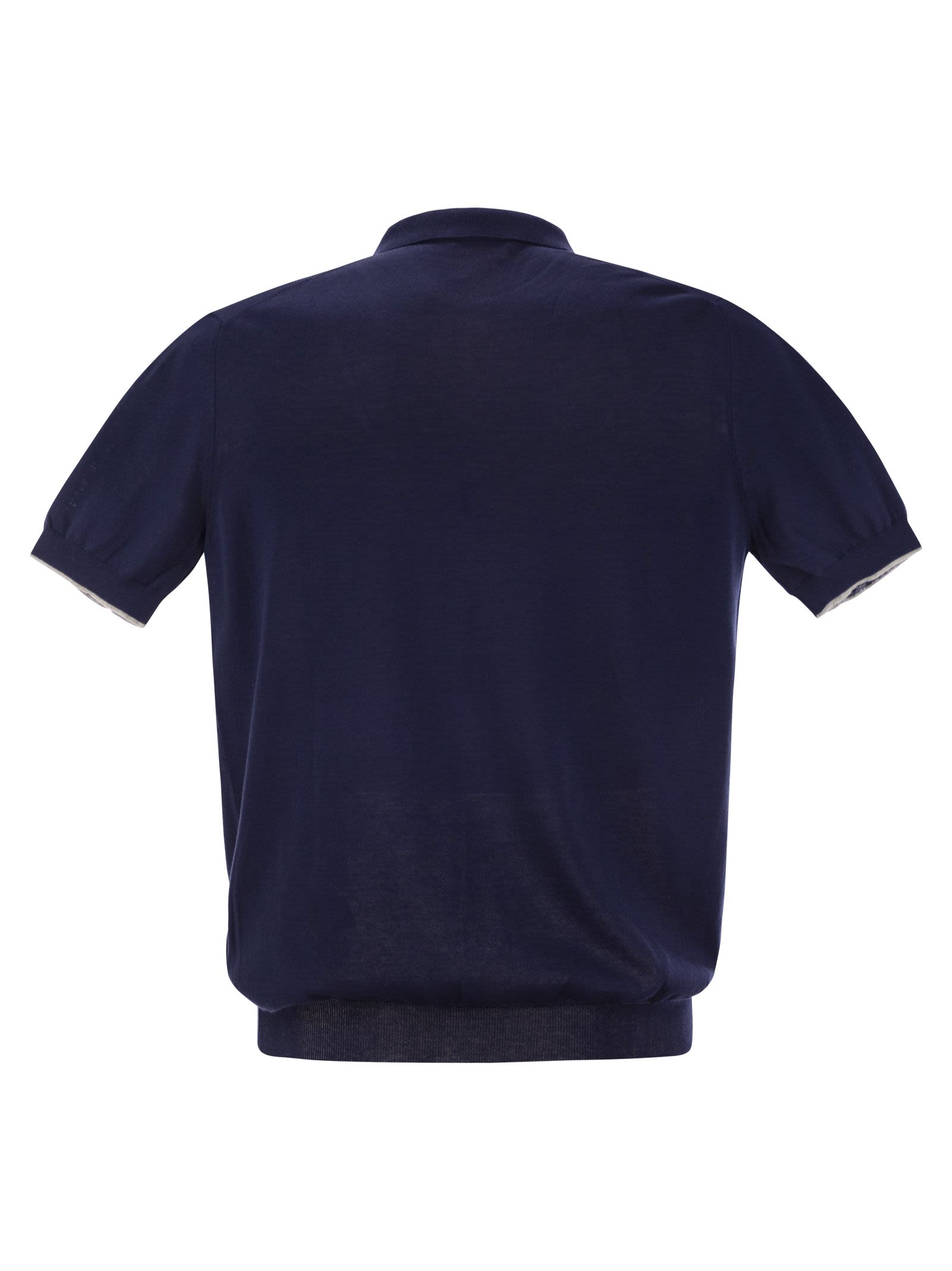 Fay Men Cotton Buttonless Polo Shirt FAY