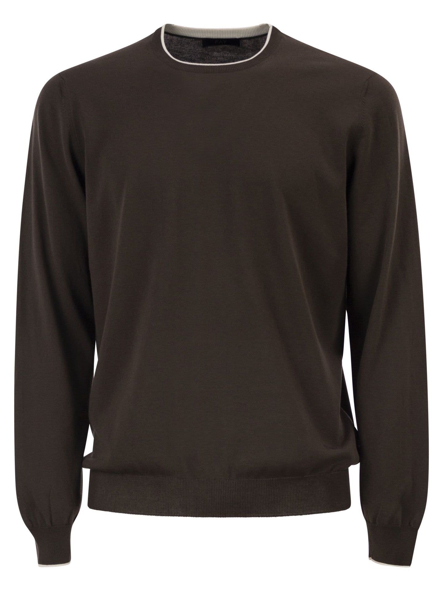 Fay Men Cotton Crew Neck Jumper FAY