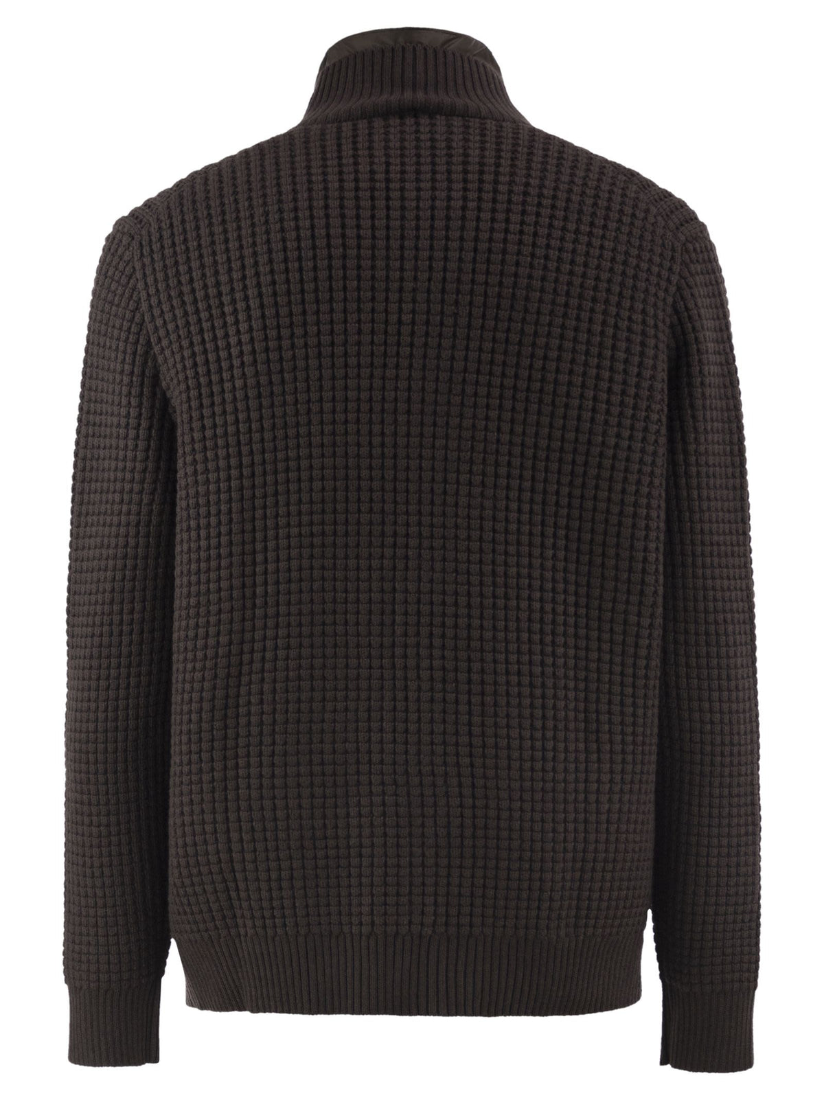 Fay Men Wool Cardigan With Removable Padded Gilet FAY