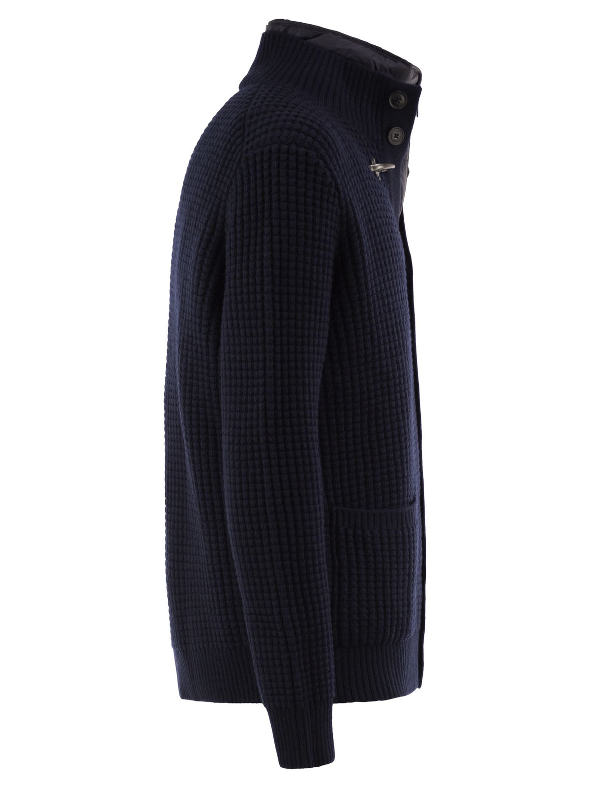 Fay Men Wool Cardigan With Removable Padded Gilet FAY