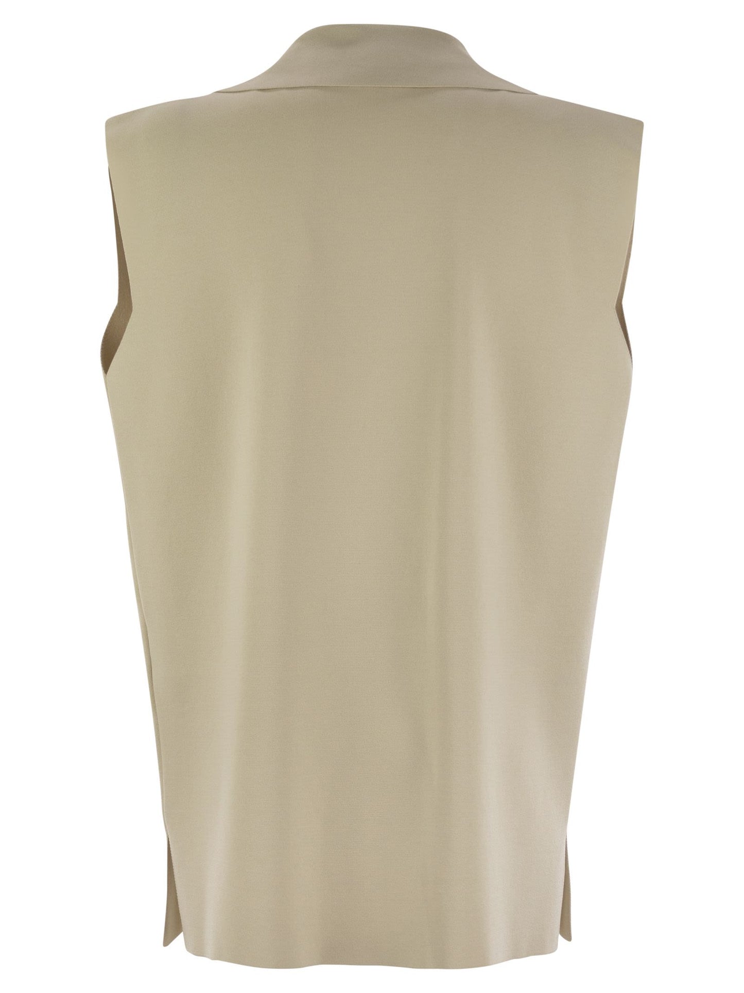 Fay Women Technical Viscose Knitted Vest FAY