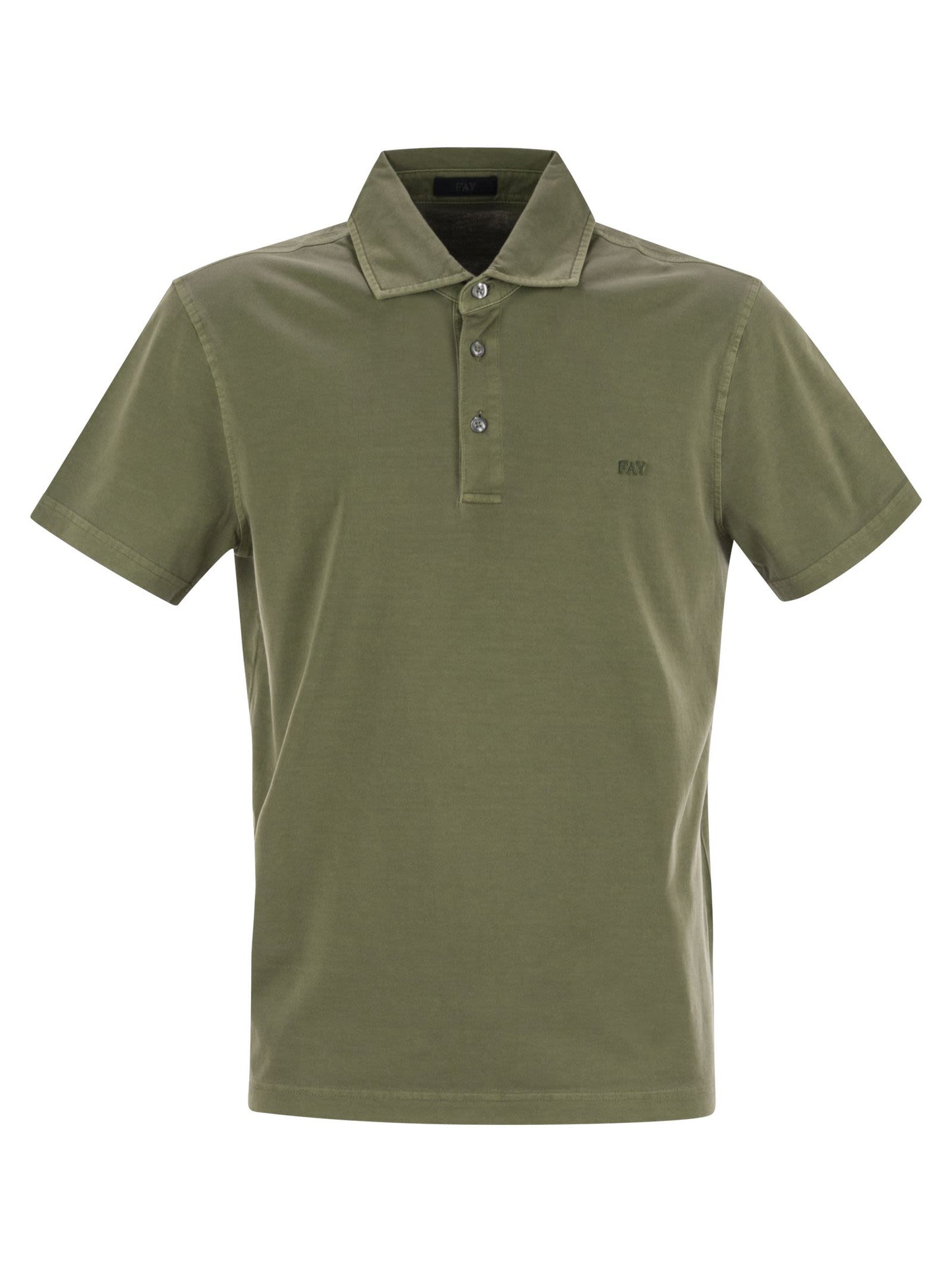 Fay Men Cotton Jersey Polo Shirt FAY